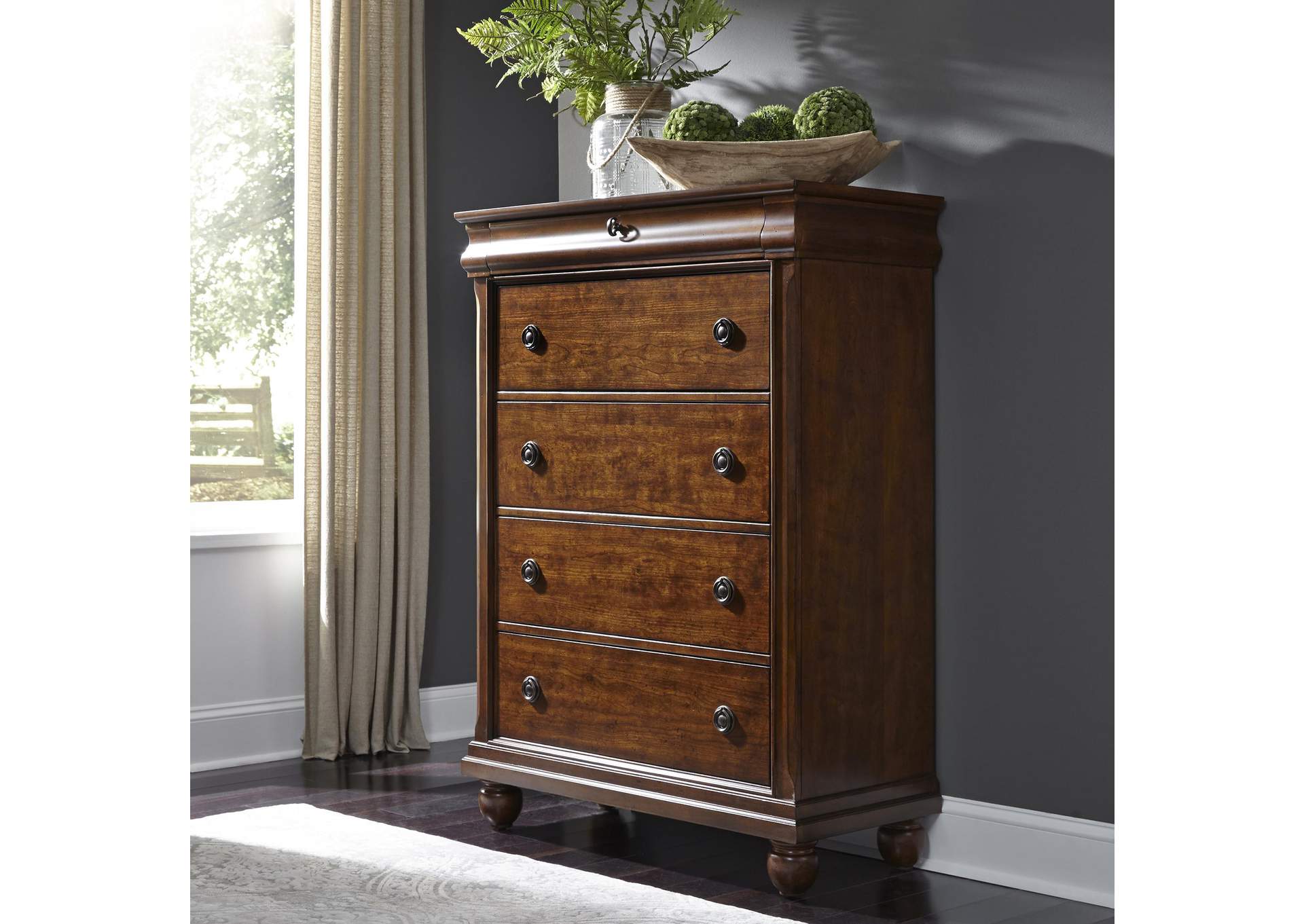 Rustic Traditions 5 Drawer Chest,Liberty