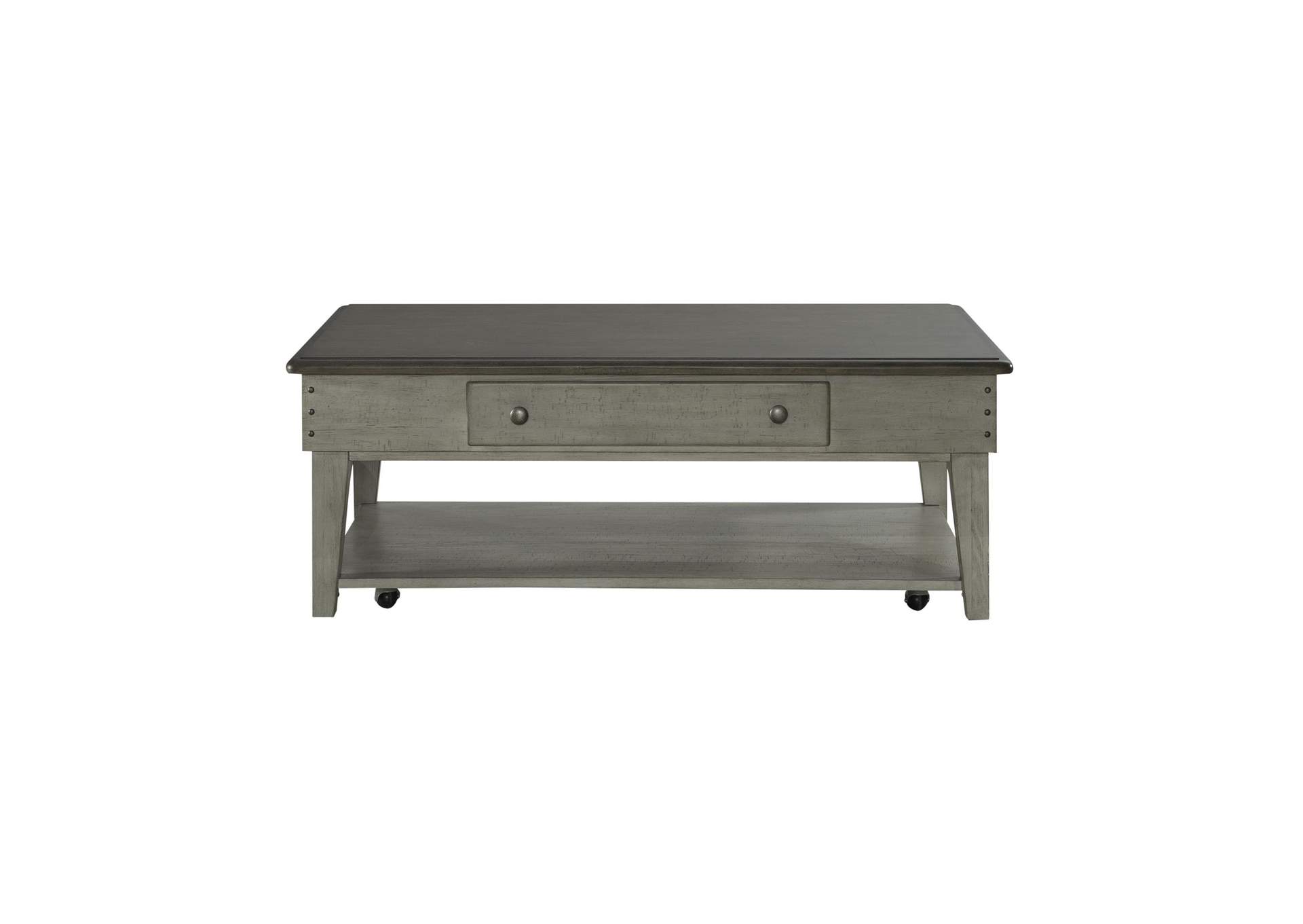 Ivy Hollow Drawer Cocktail Table,Liberty