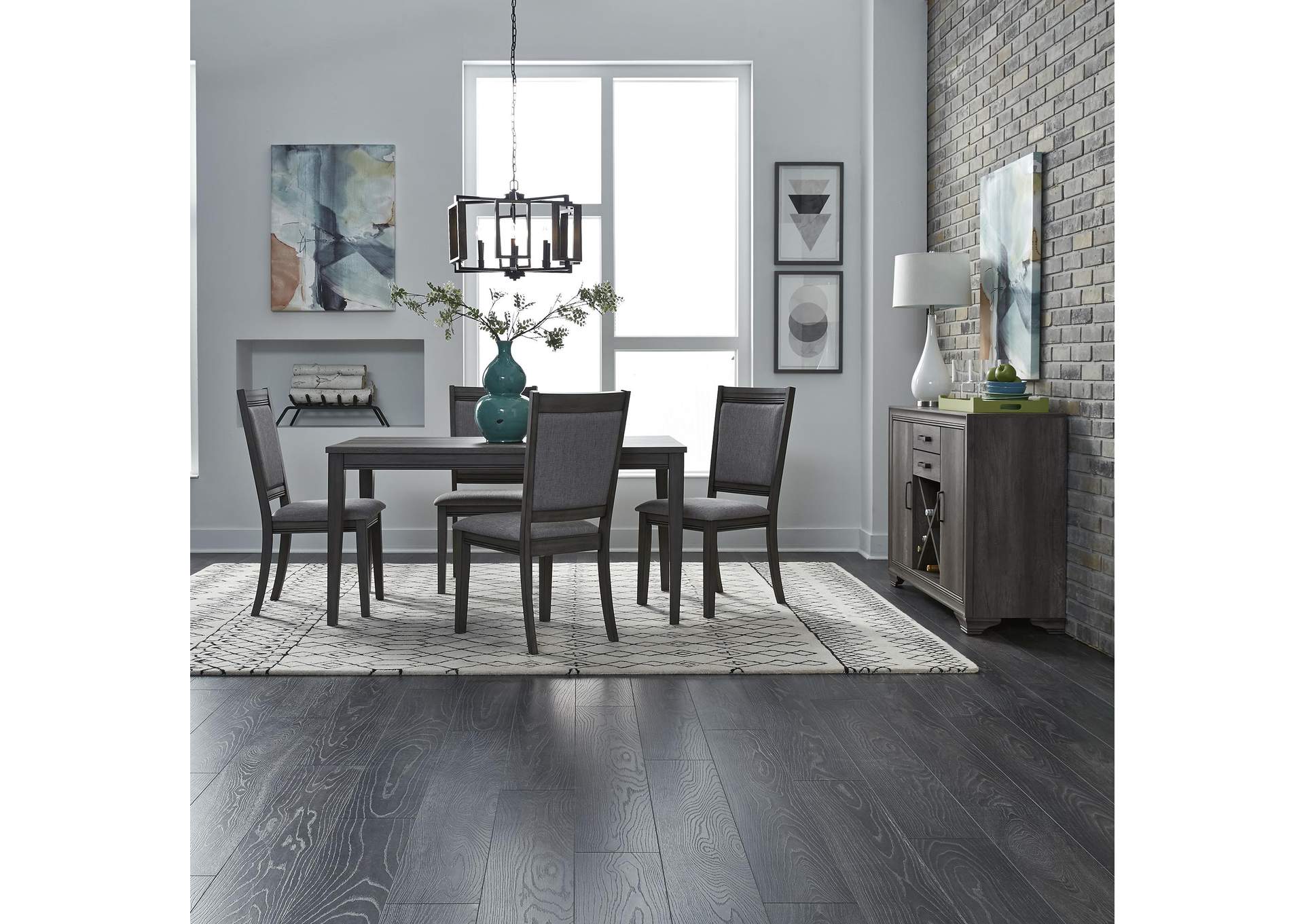 Tanners Creek Opt 5 Piece Leg Table Set,Liberty