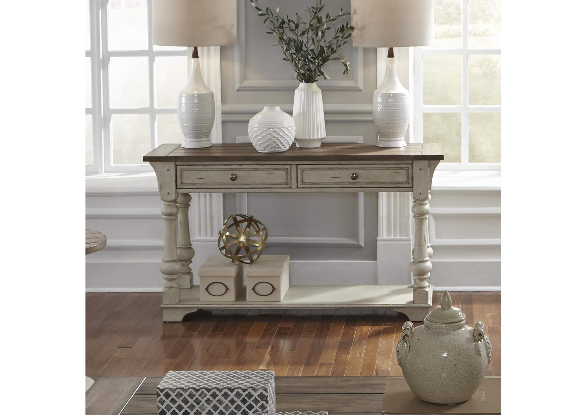 Morgan Creek Sofa Table,Liberty