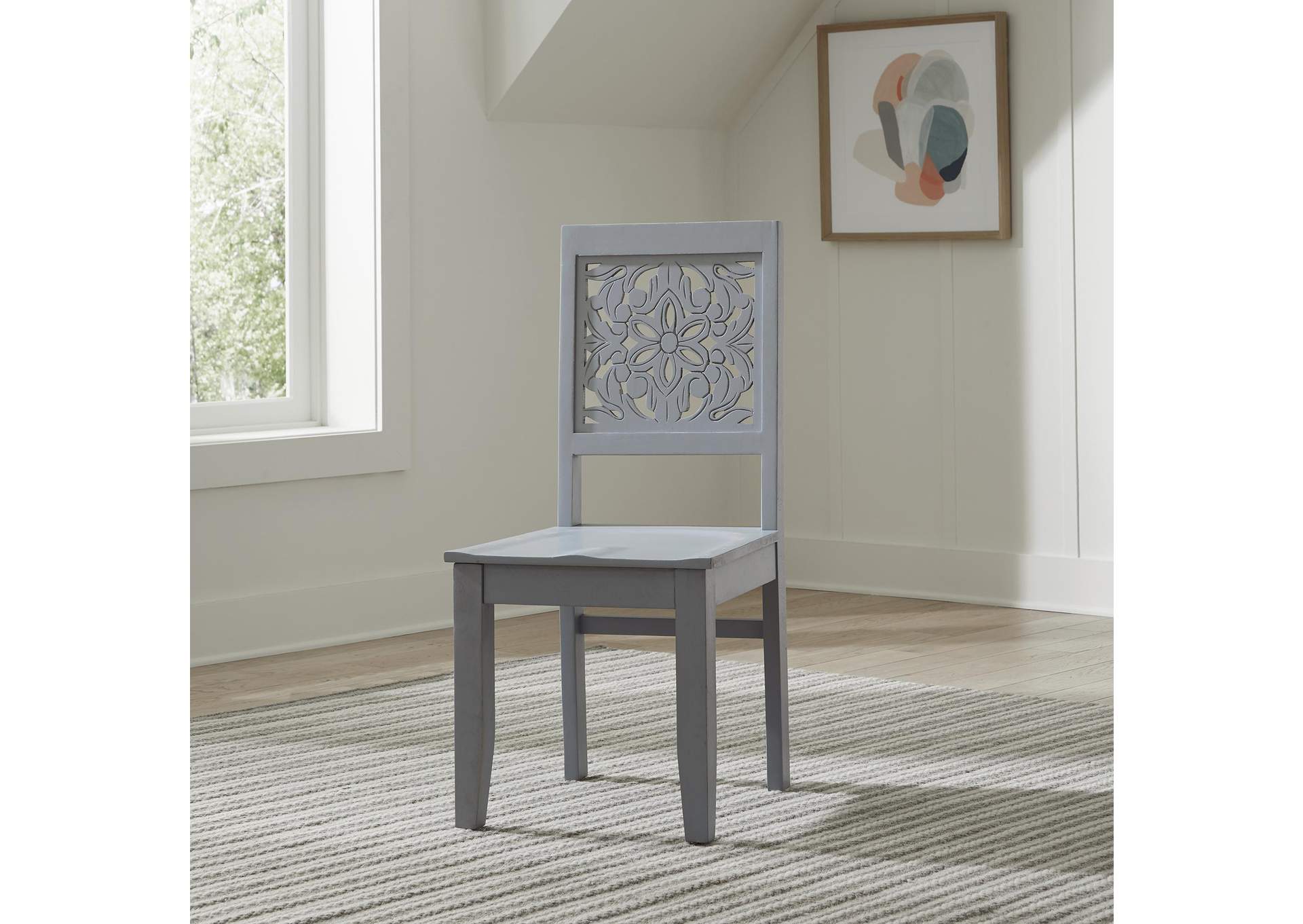 Trellis Lane Accent Chair - Grey,Liberty