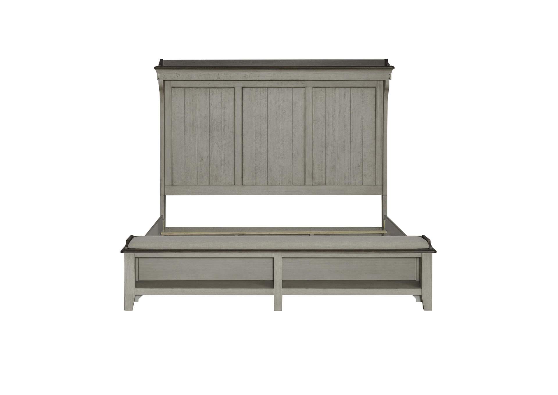 Ivy Hollow King Mantle Storage Bed,Liberty