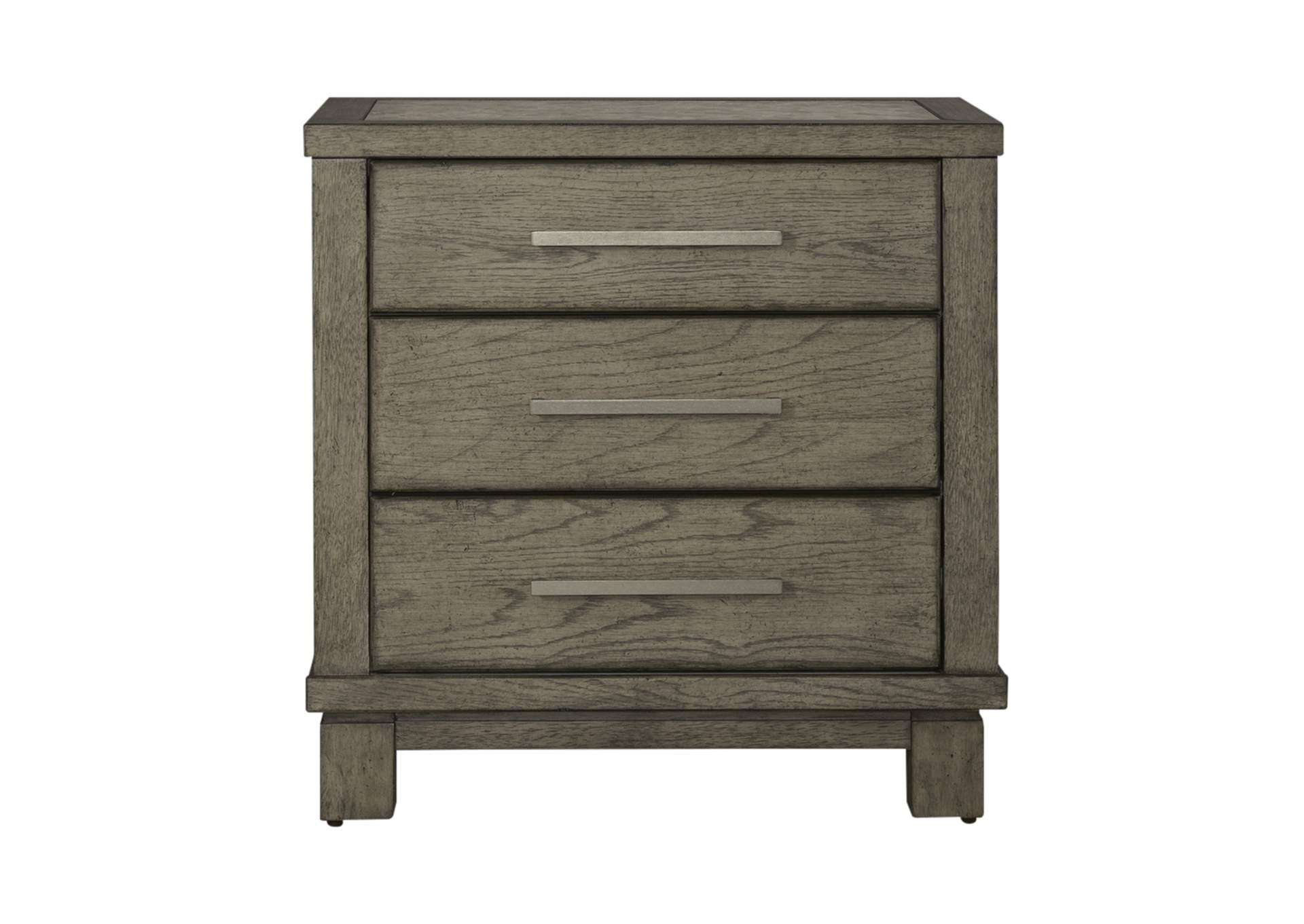Canyon Road 3 Drawer Nightstand with Charging Station,Liberty