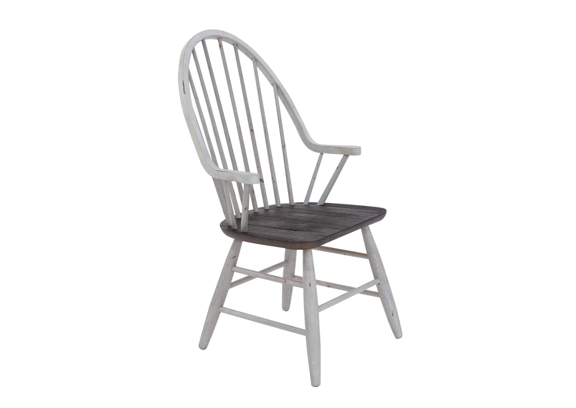 Farmhouse Windsor Back Arm Chair,Liberty