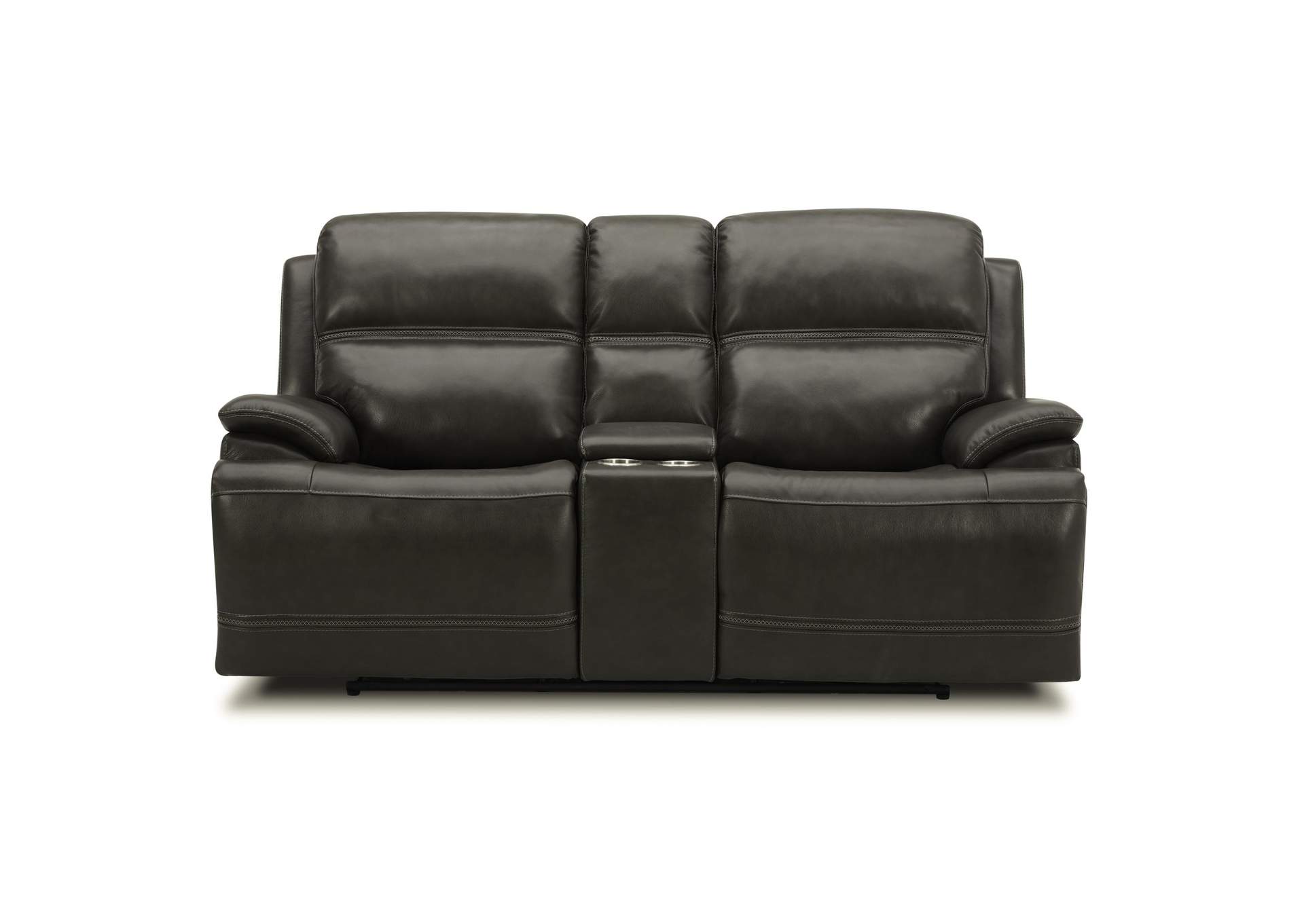 Bentley Loveseat w/Console P2 & ZG - Graphite,Liberty