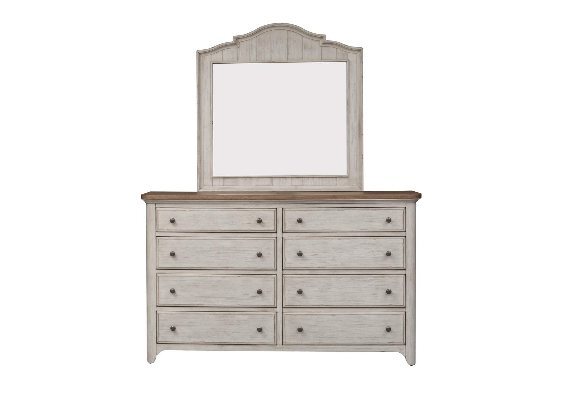 Farmhouse Reimagined Dresser & Mirror,Liberty
