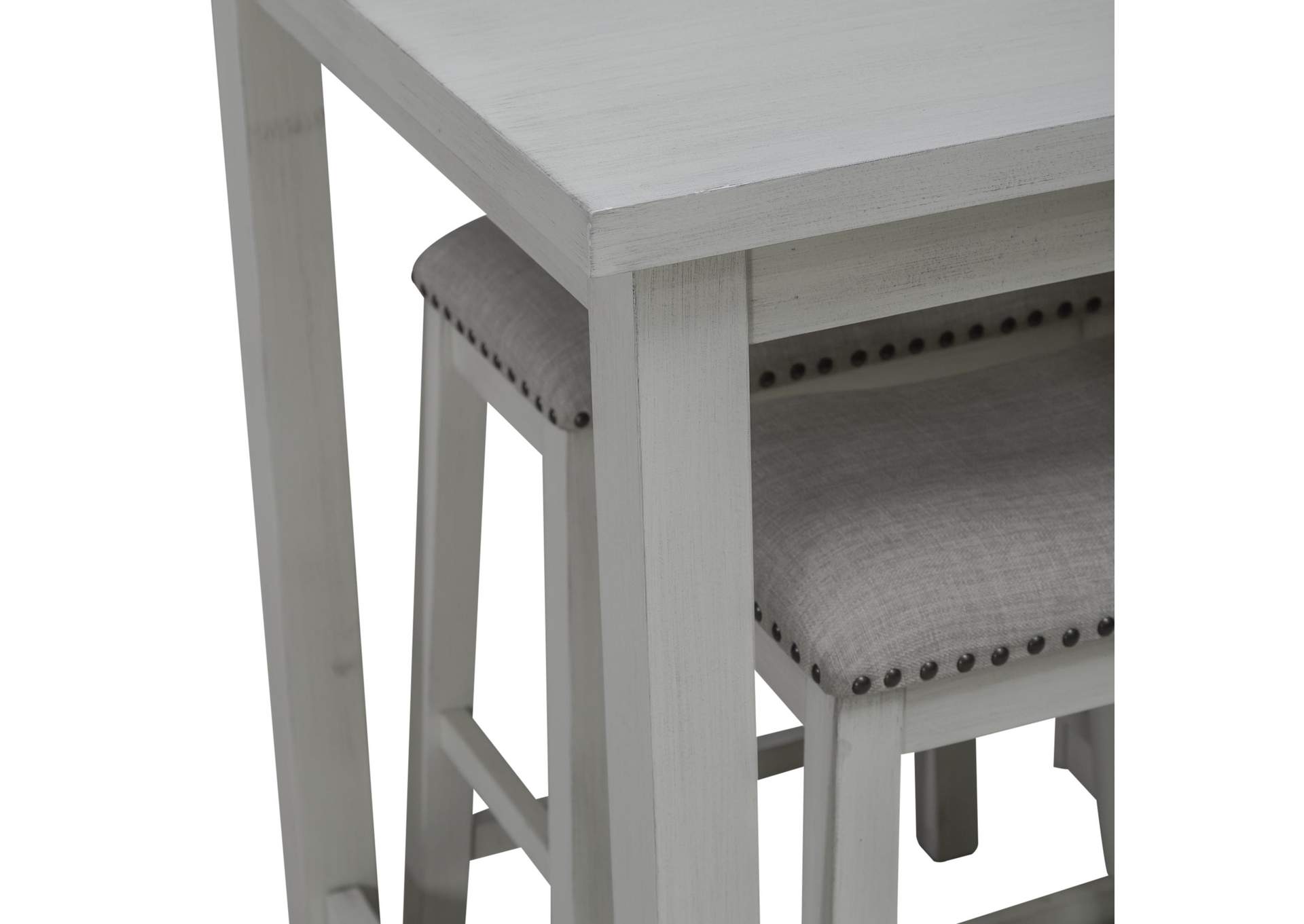 Brook Creek 3 Piece Counter Set - White,Liberty