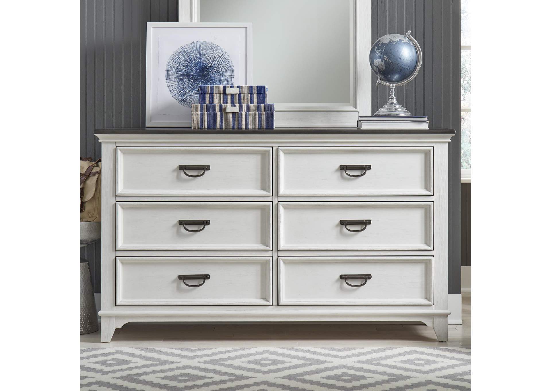 Allyson Park 6 Drawer Dresser,Liberty