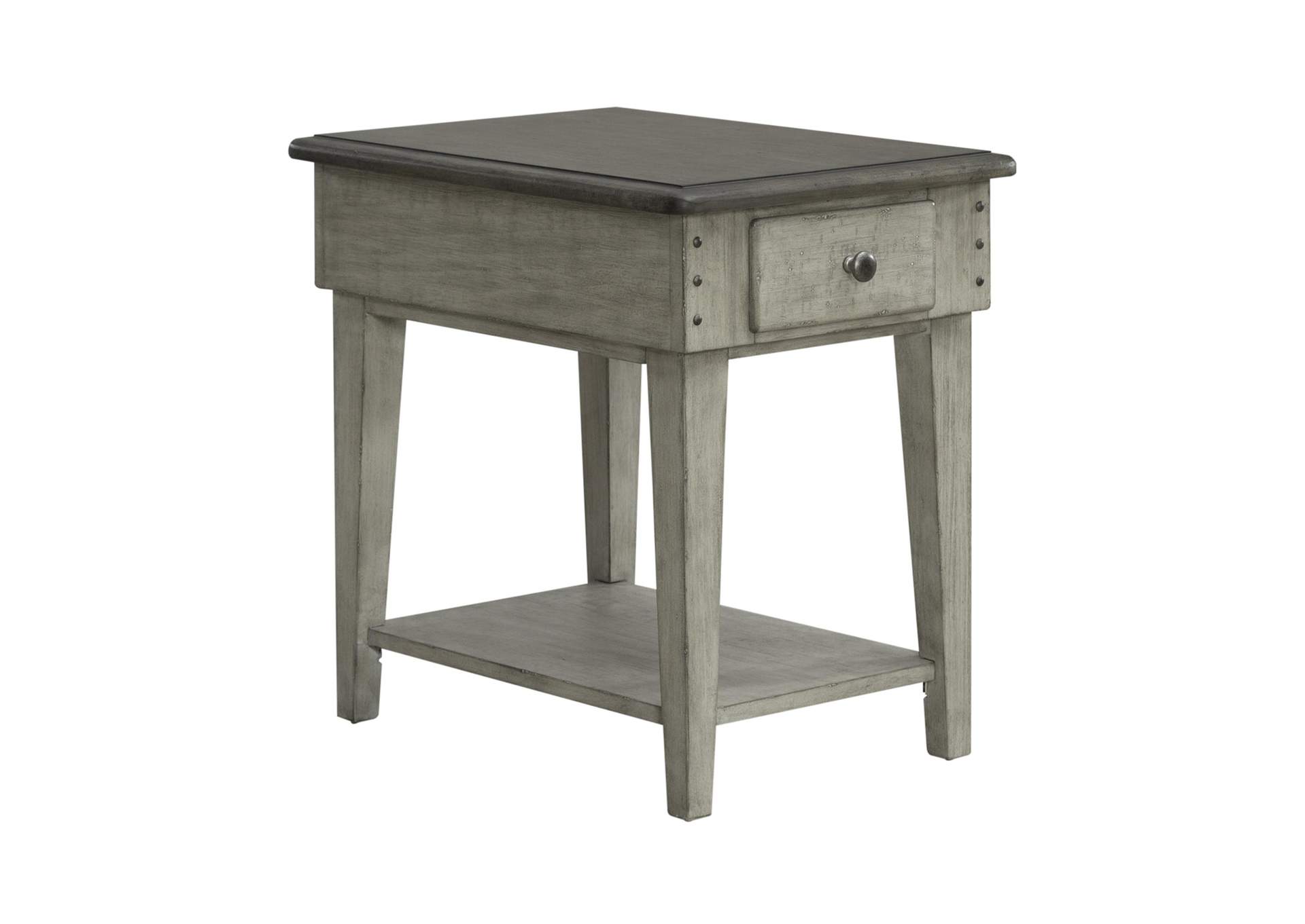 Ivy Hollow Drawer Chair Side Table,Liberty