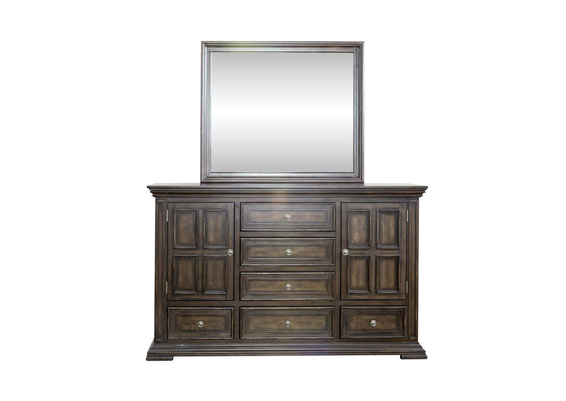 Big Valley Dresser & Mirror,Liberty