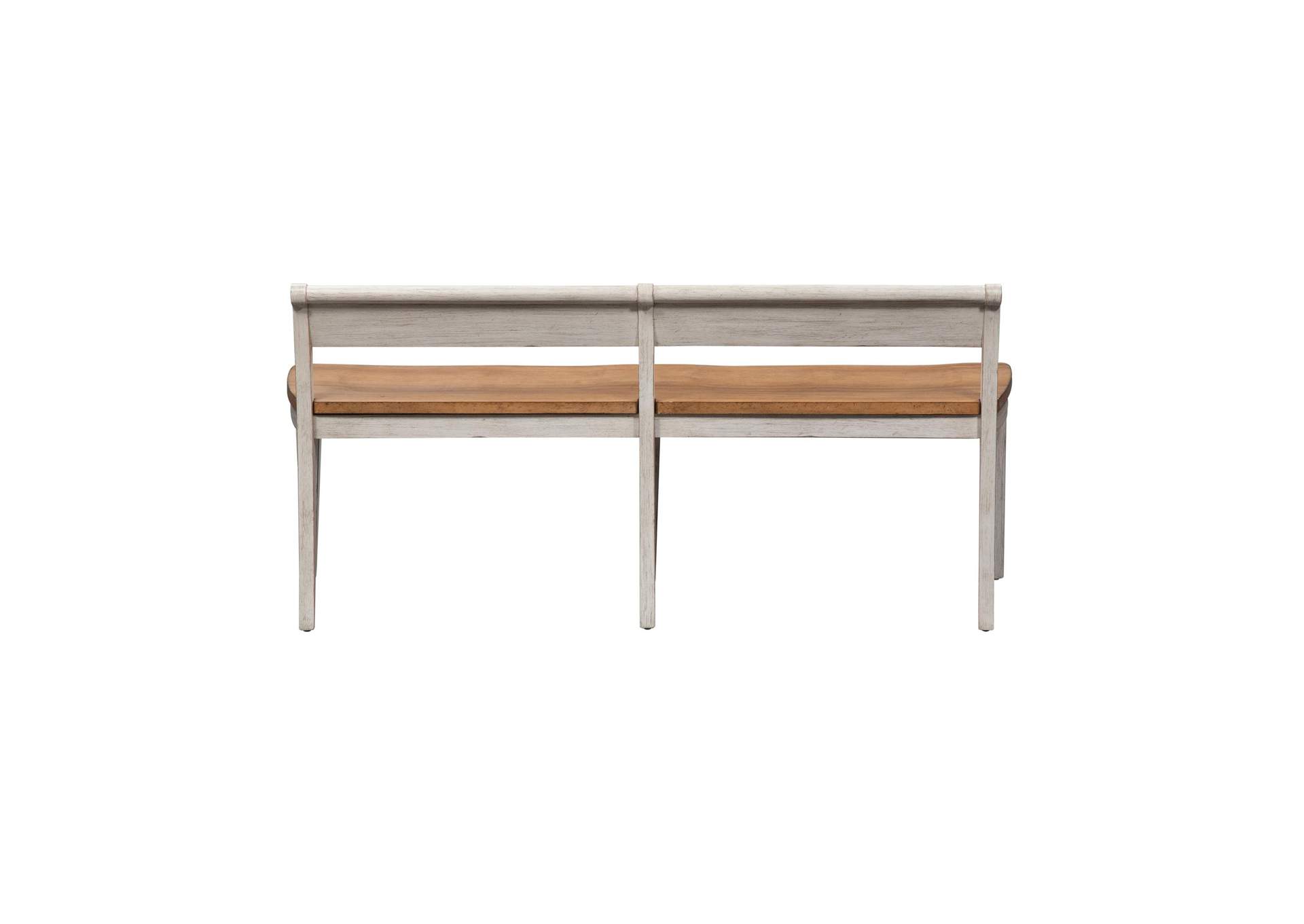 Farmhouse Reimagined Dining Bench (RTA),Liberty