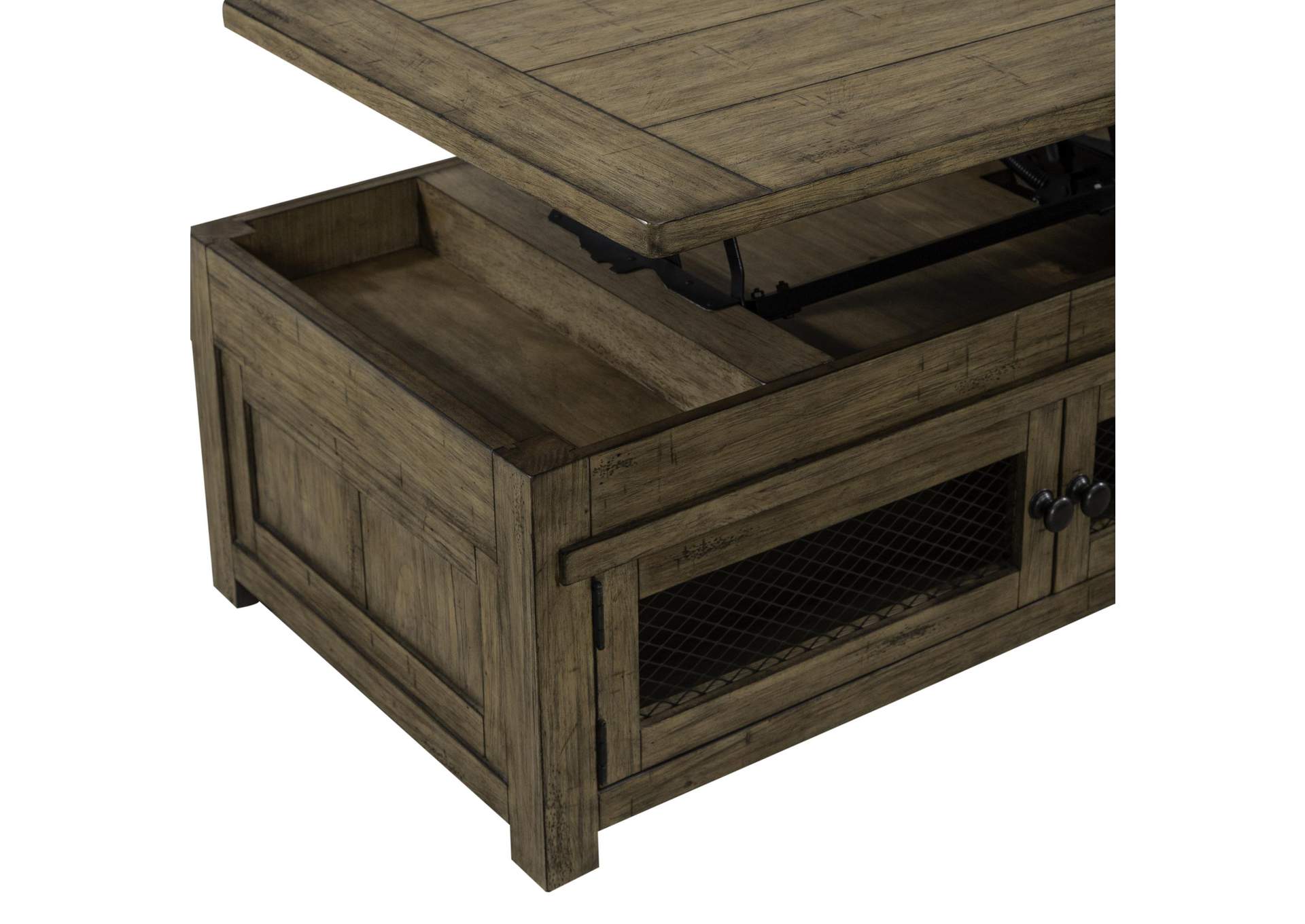 Pinebrook Ridge Lift Top Cocktail Table,Liberty