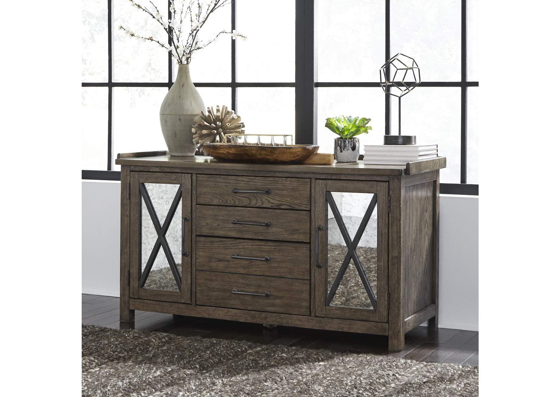 Sonoma Road Small Credenza,Liberty