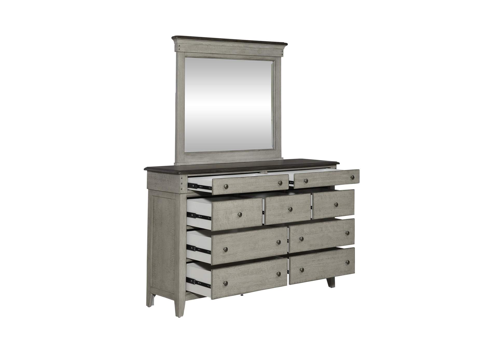 Ivy Hollow Dresser & Mirror,Liberty