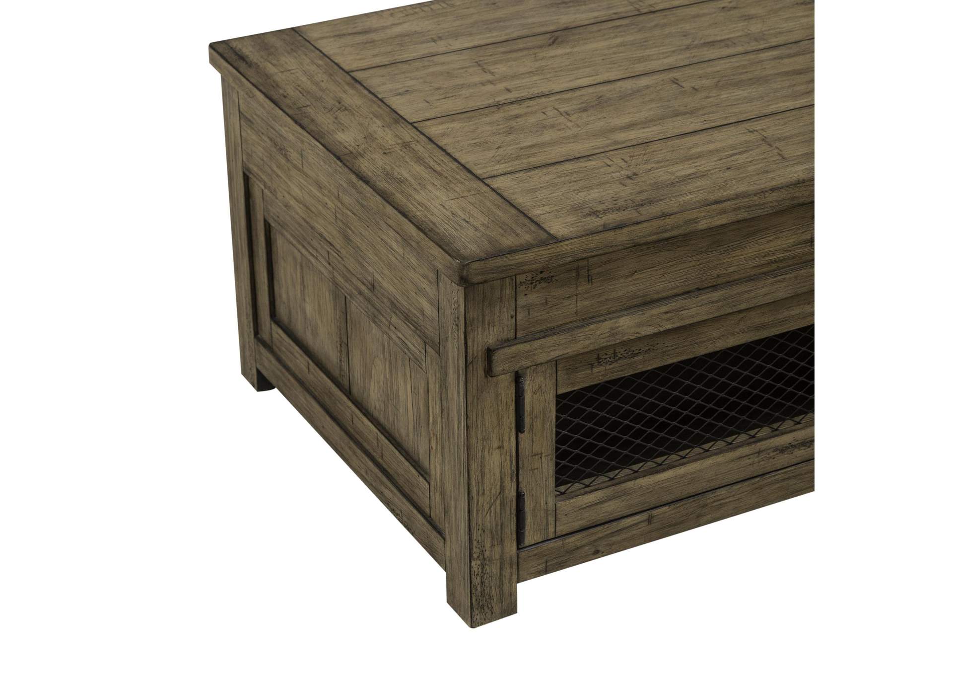 Pinebrook Ridge Lift Top Cocktail Table,Liberty