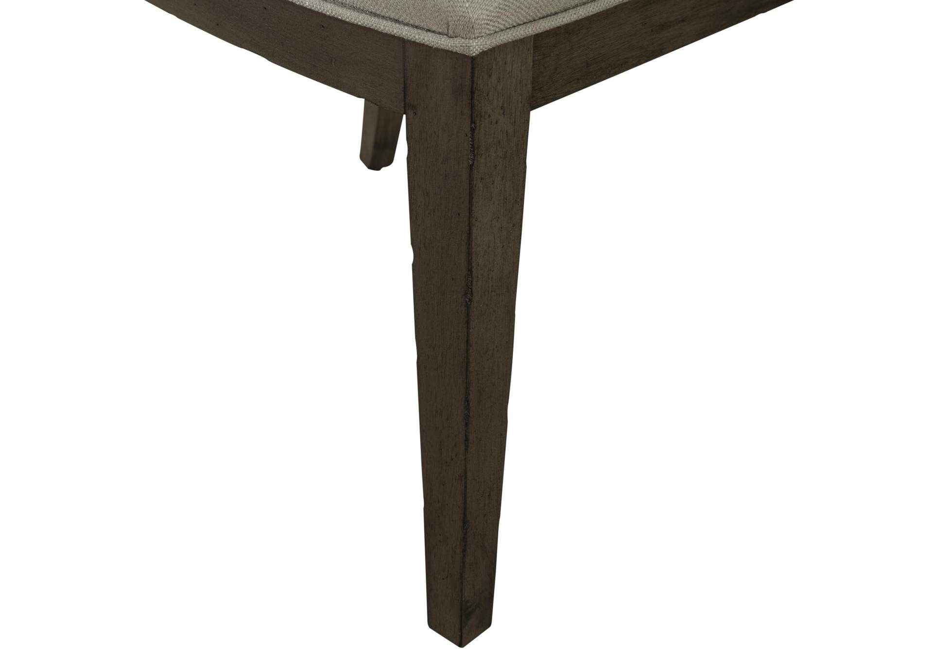 Americana Farmhouse Upholstered Tufted Back Side Chair,Liberty