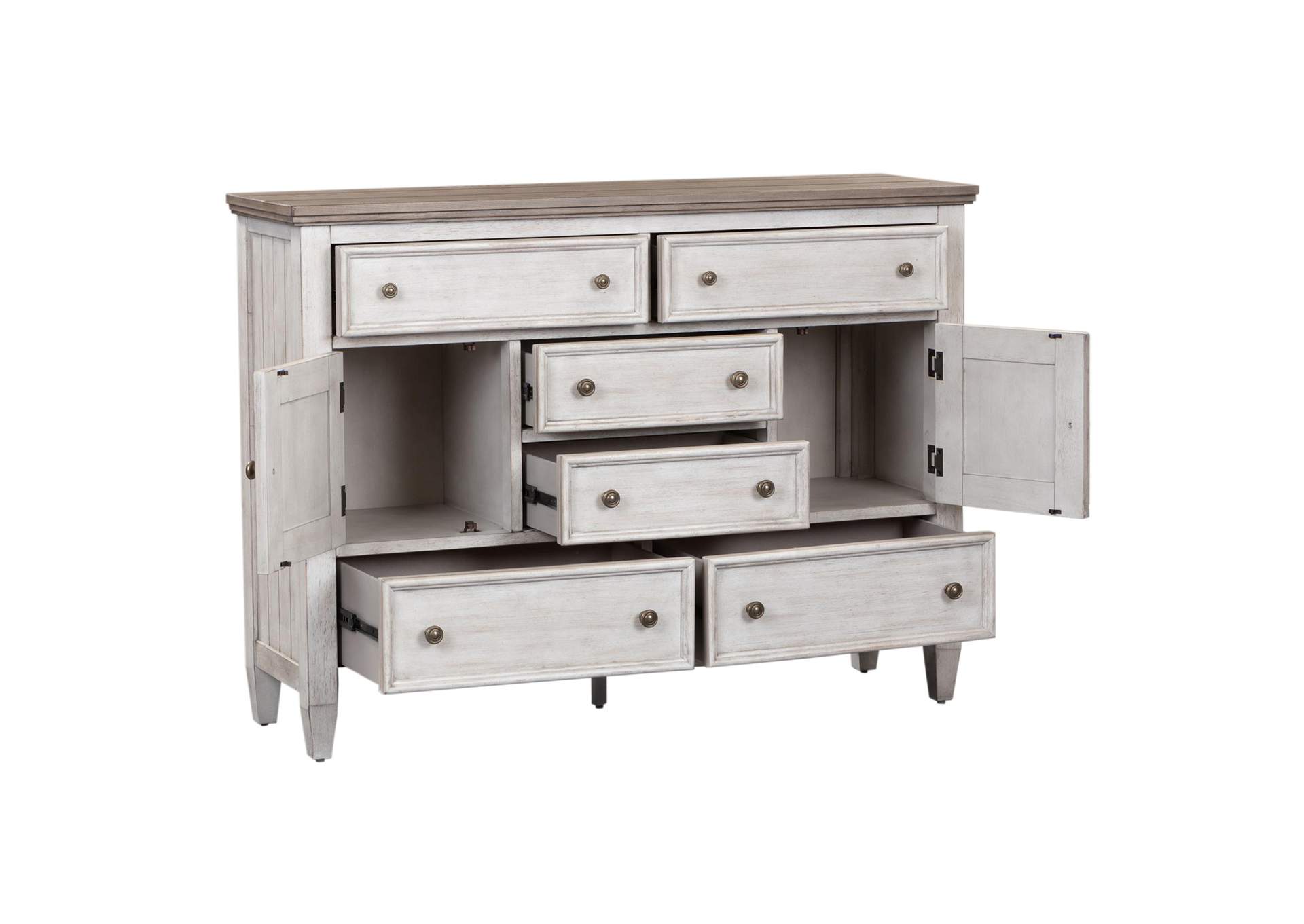 Heartland 2 Door 6 Drawer Chesser,Liberty