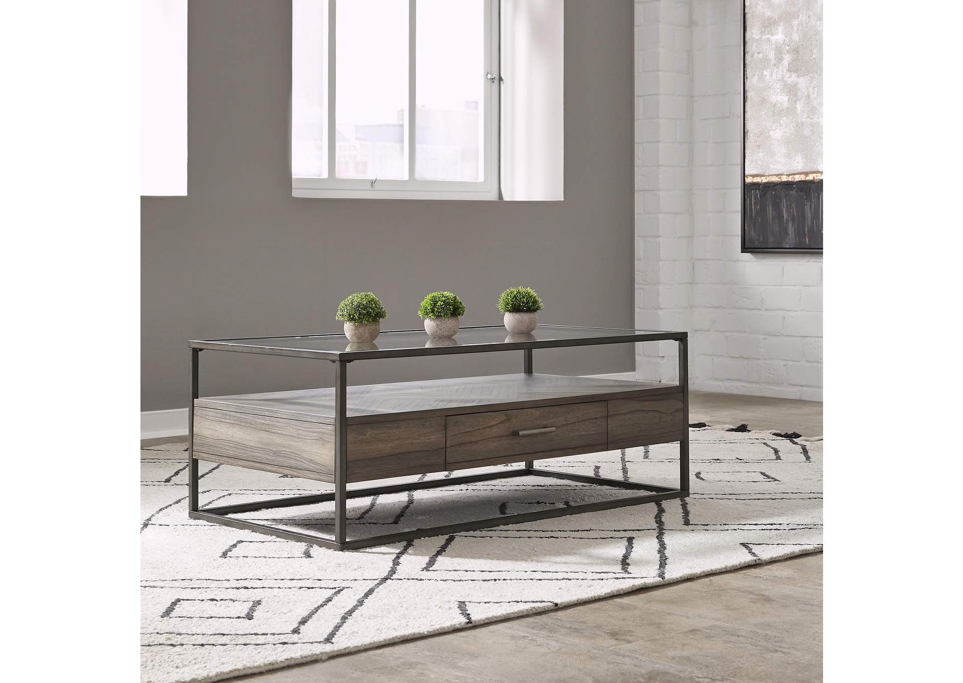 Jamestown Rectangular Cocktail Table,Liberty