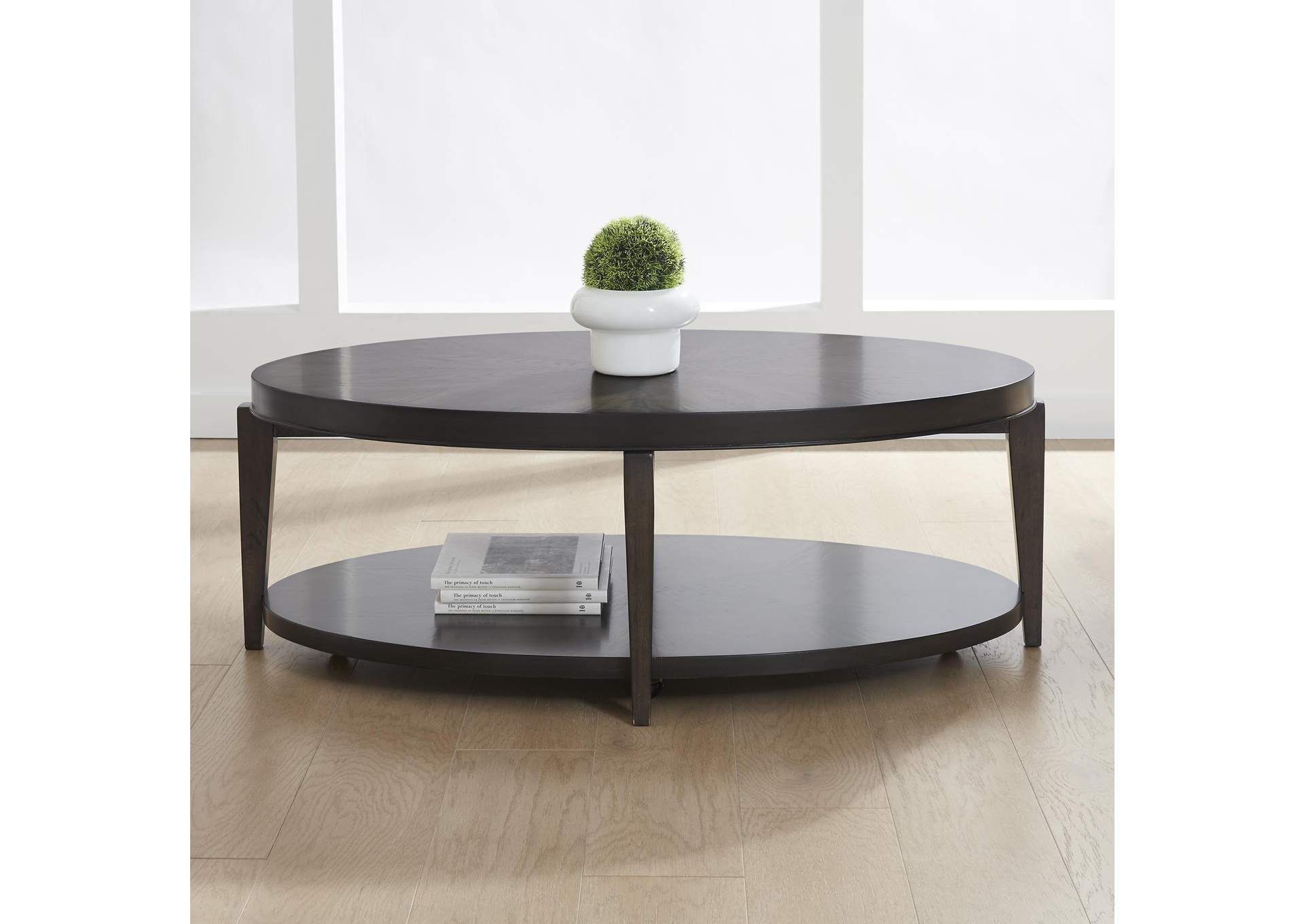 Penton Oval Cocktail Table,Liberty