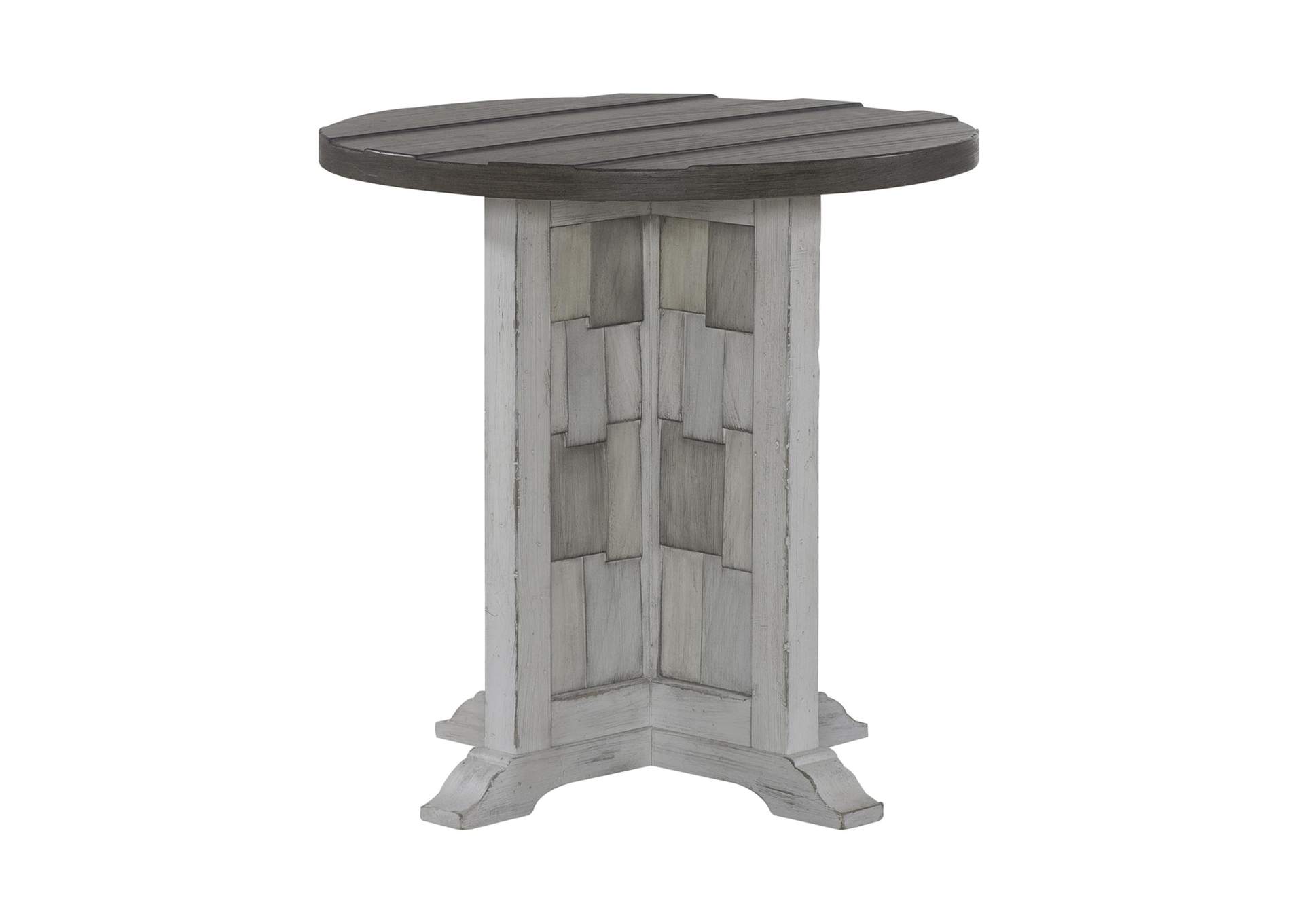 River Place Round Chairside Table,Liberty