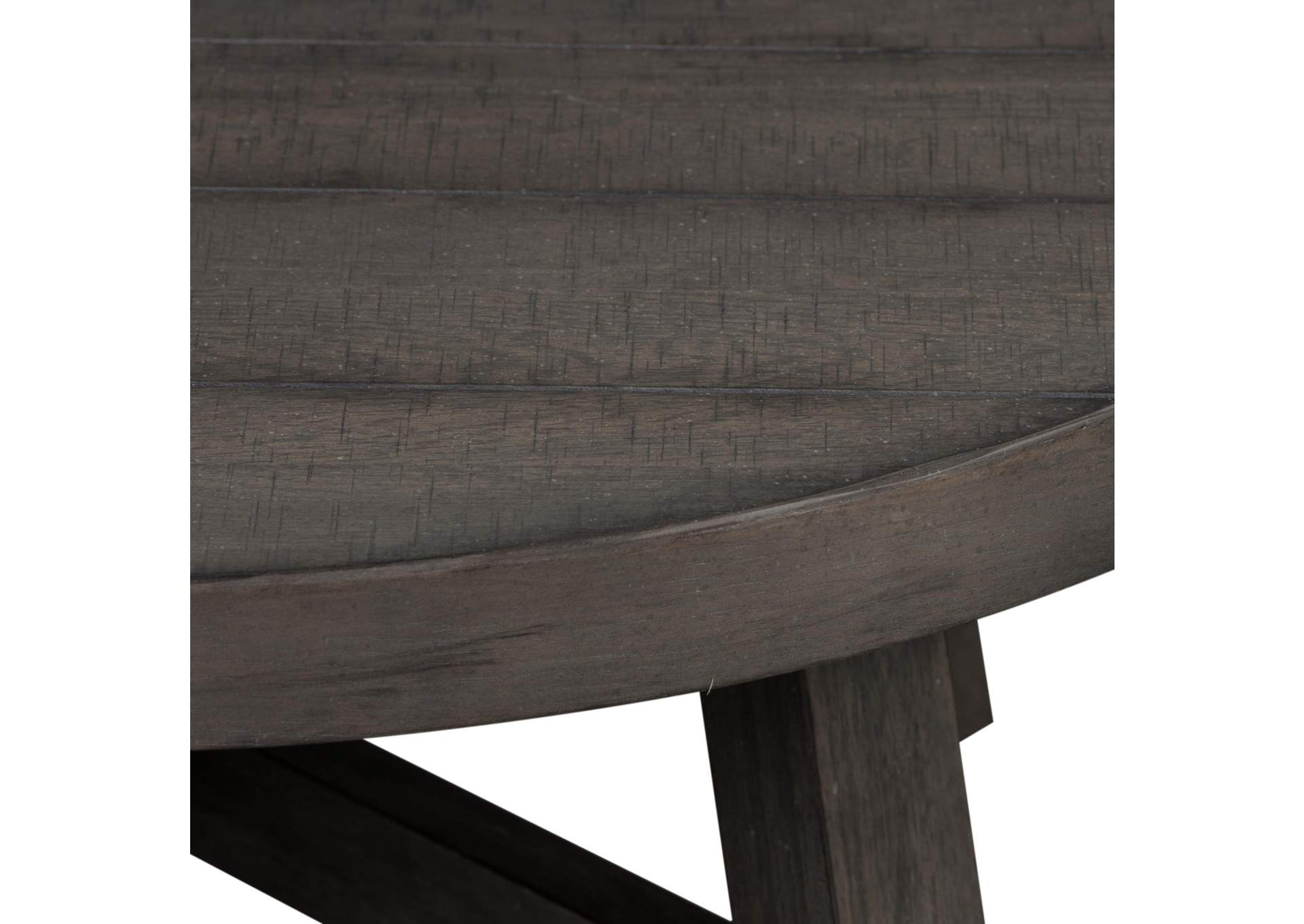 Modern Farmhouse Splay Leg Round Cocktail Table,Liberty