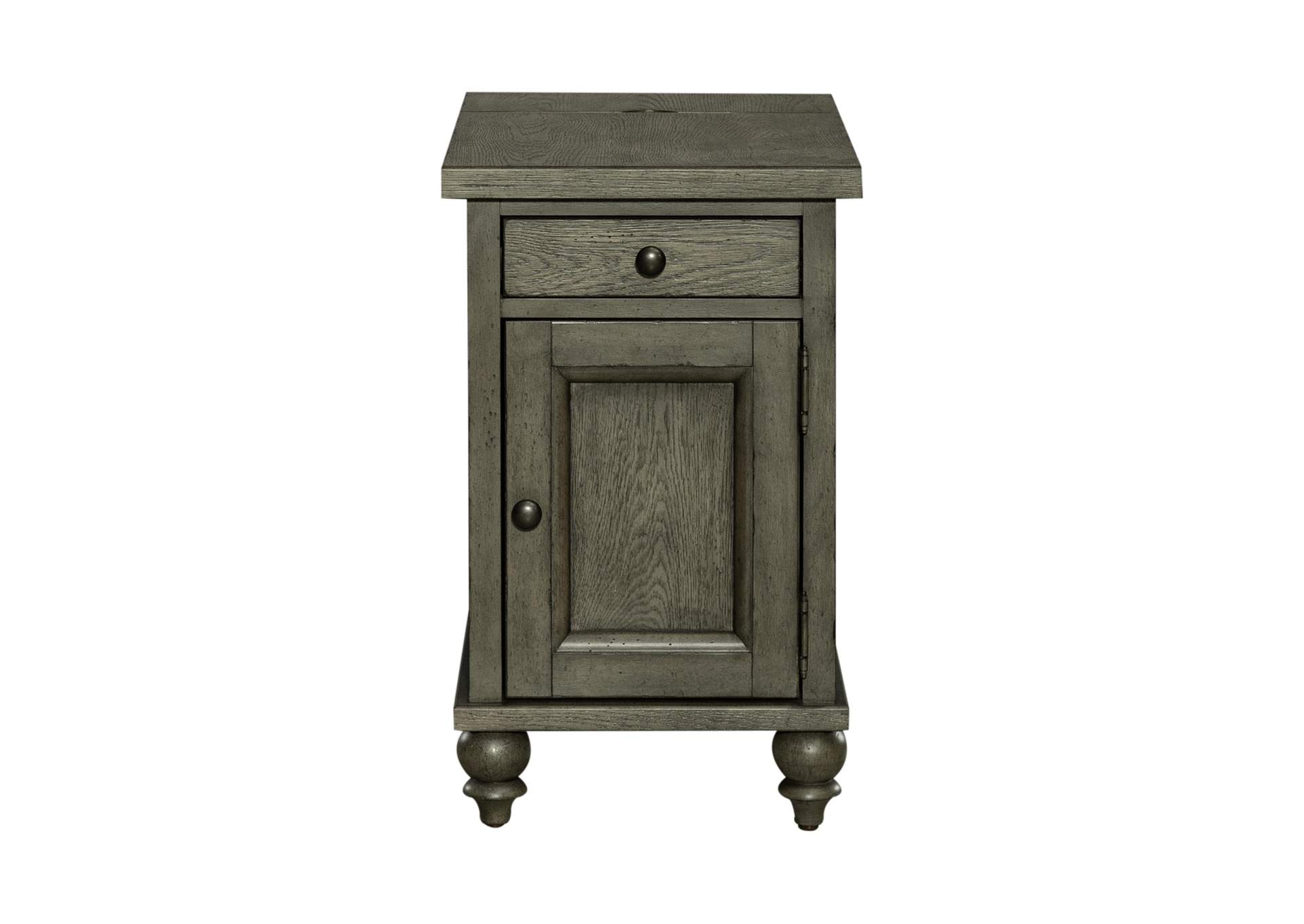 Americana Farmhouse Chair Side Table,Liberty