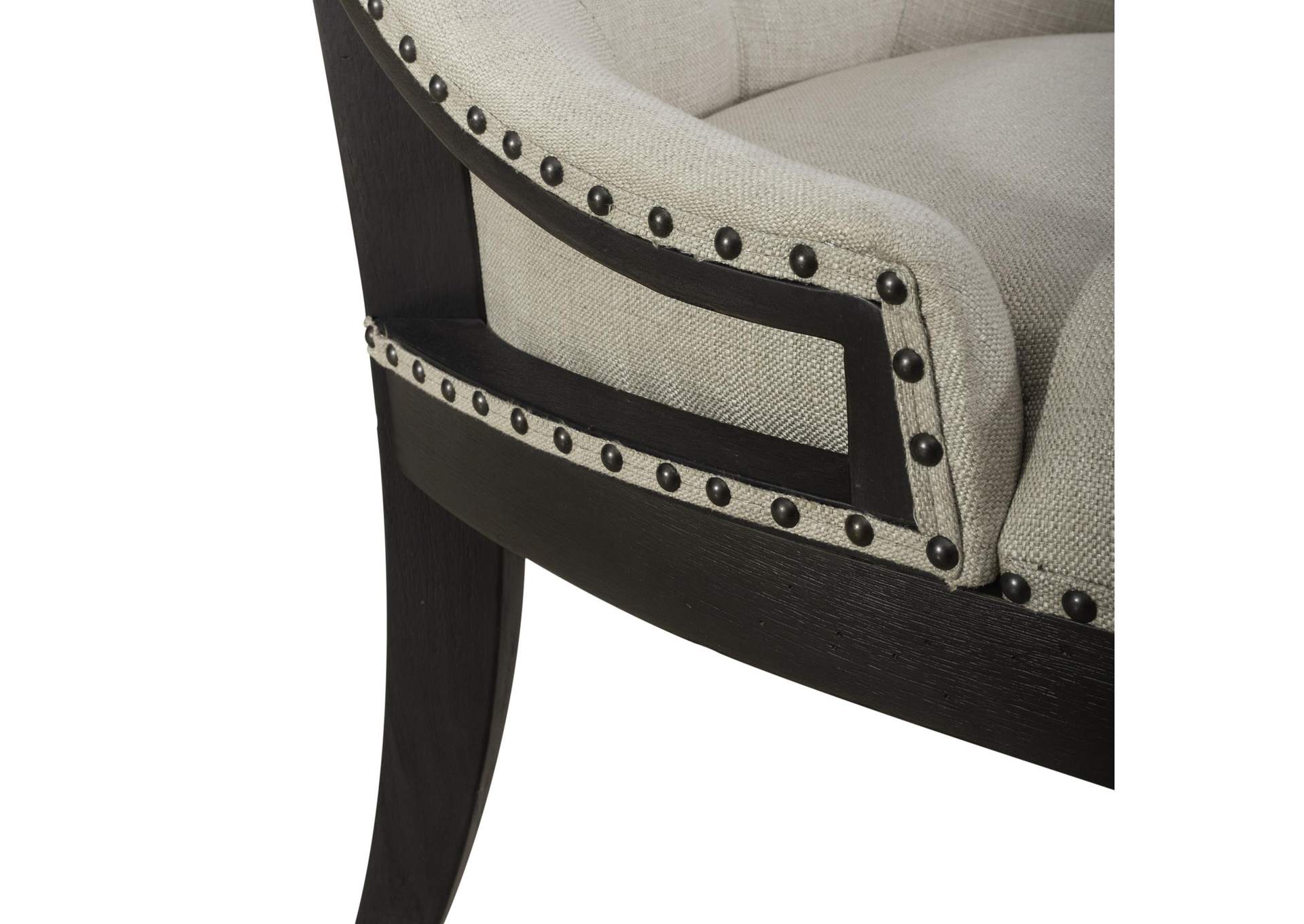 Americana Farmhouse Upholstered Shelter Side Chair - Black (RTA),Liberty