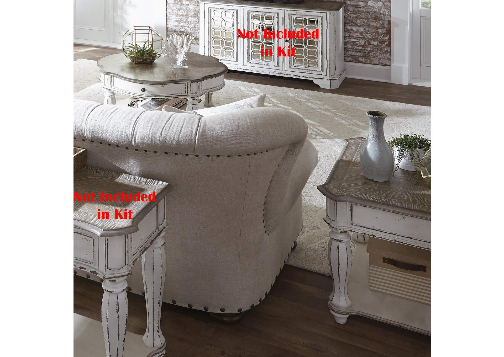 Magnolia Manor 3 Piece Set (1 - Cocktail 2 - End Tables),Liberty