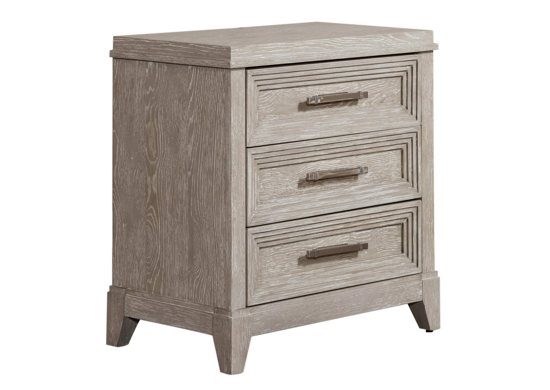 Belmar 3 Drawer Nightstand,Liberty