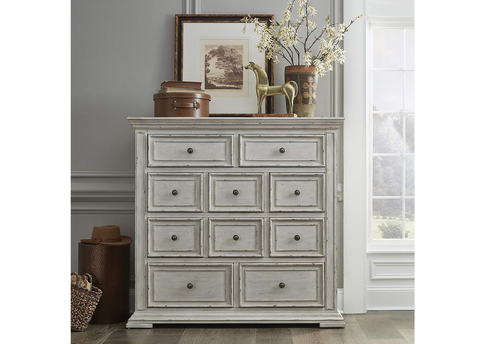 Big Valley 10 Drawer Chesser,Liberty