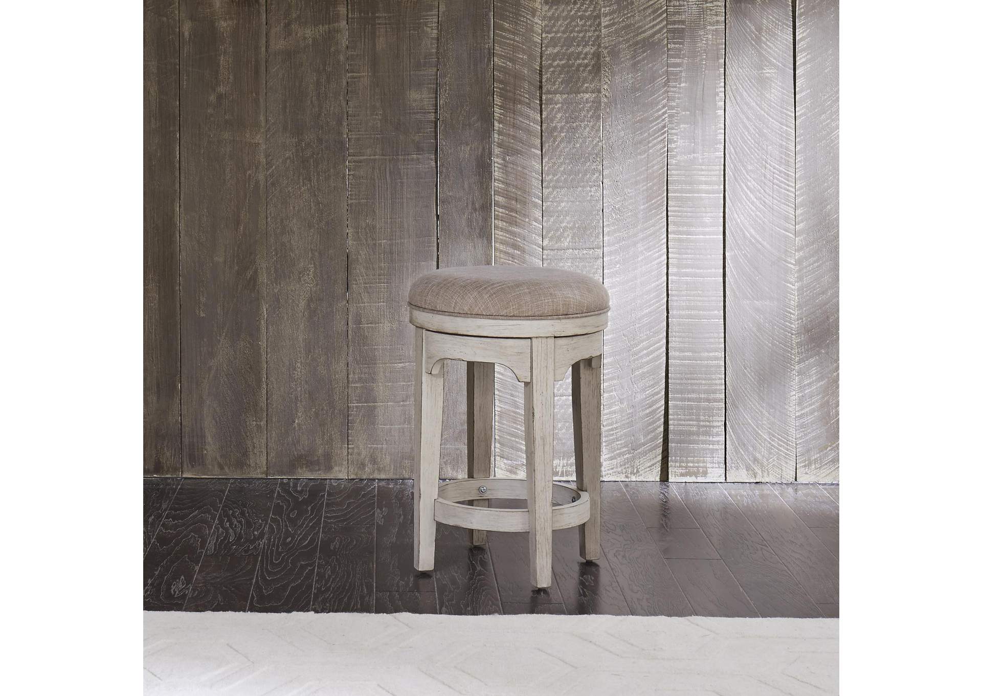 Farmhouse Reimagined Console Swivel Stool,Liberty
