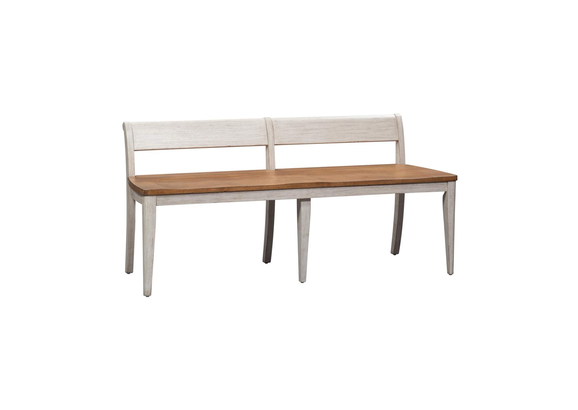 Farmhouse Reimagined Dining Bench (RTA),Liberty