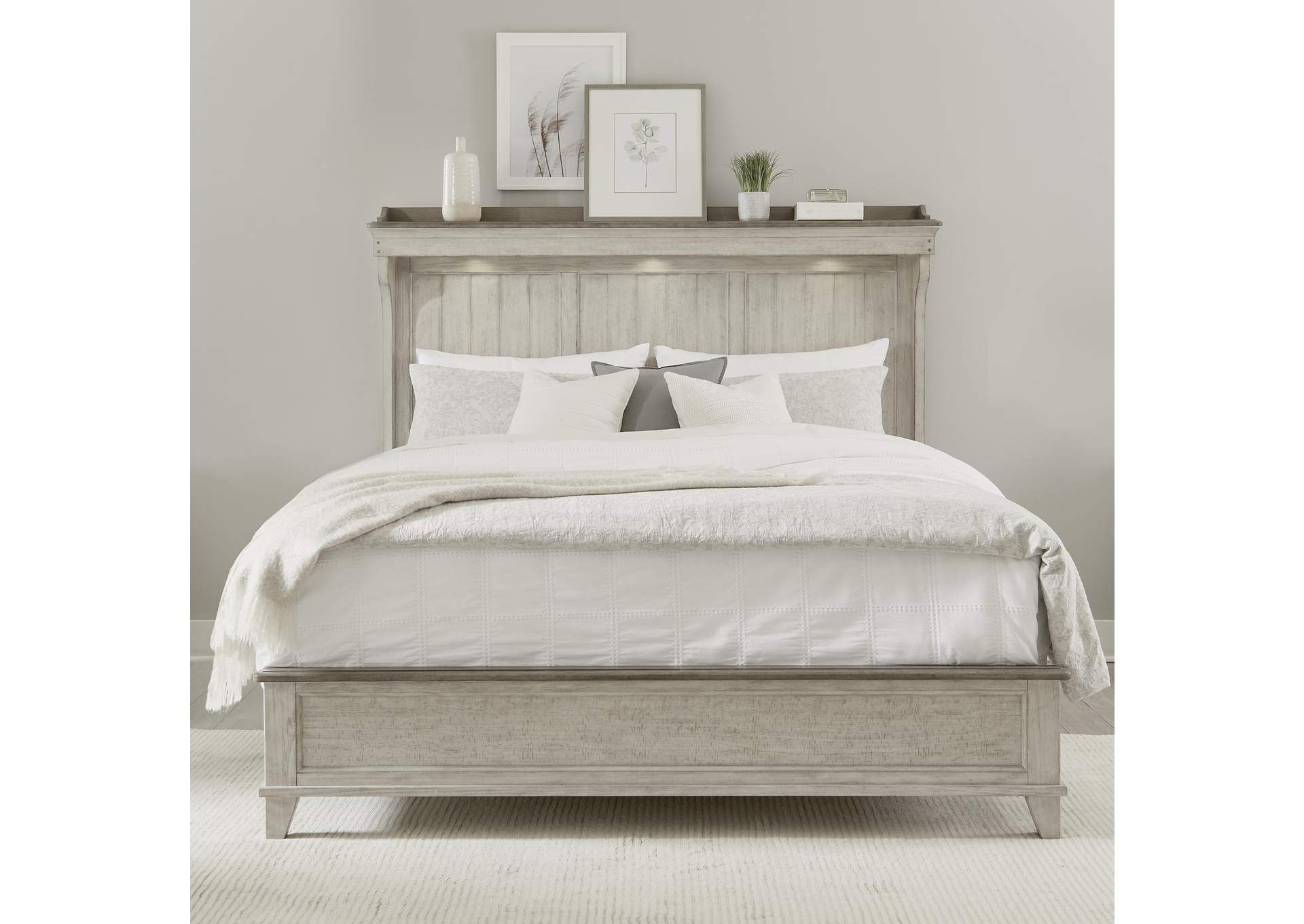 Ivy Hollow King Mantle Bed,Liberty