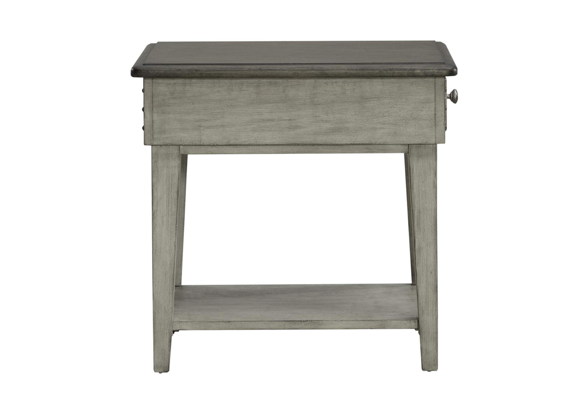 Ivy Hollow Drawer Chair Side Table,Liberty