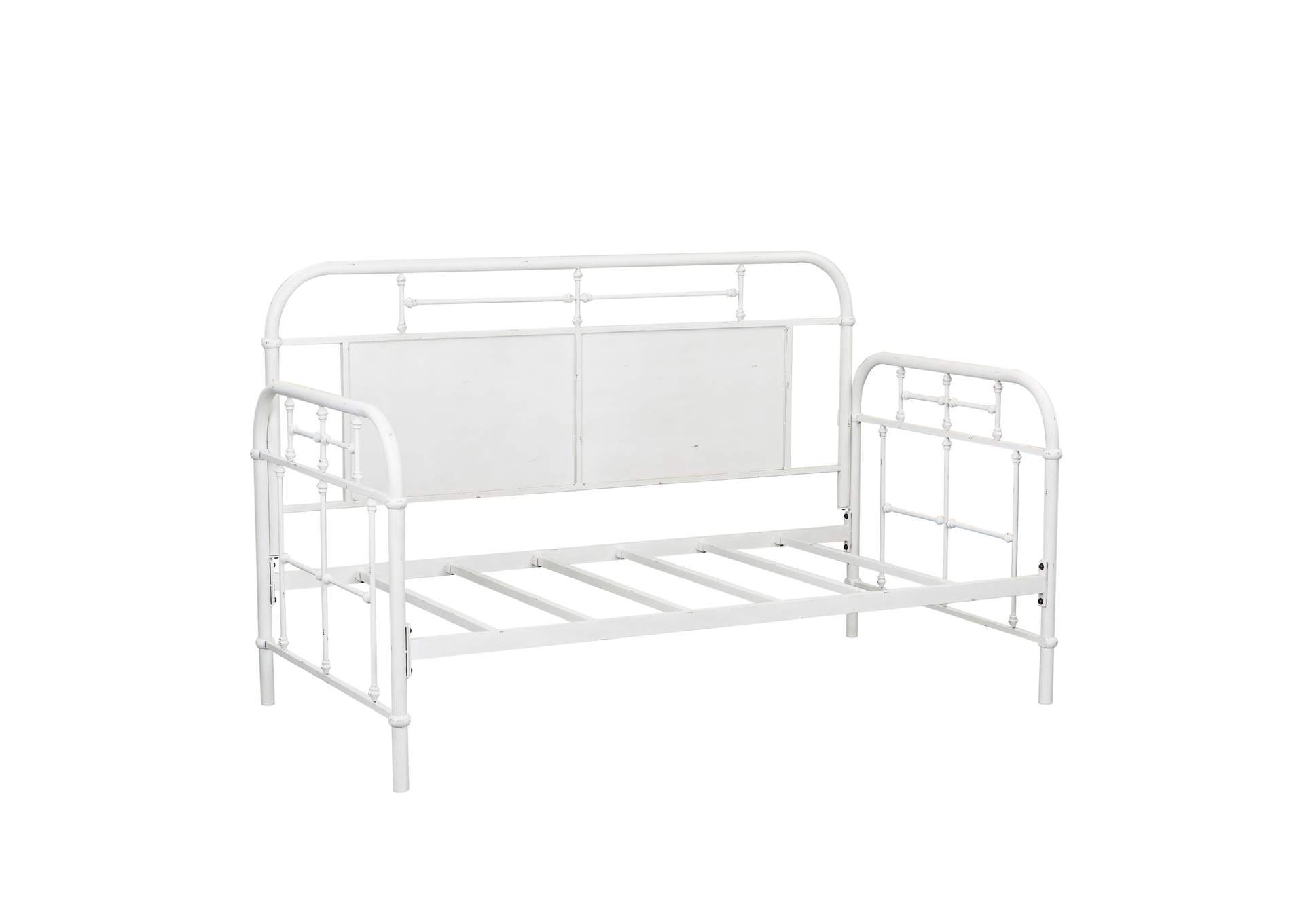 Vintage Series Twin Metal Day Bed - Antique White,Liberty