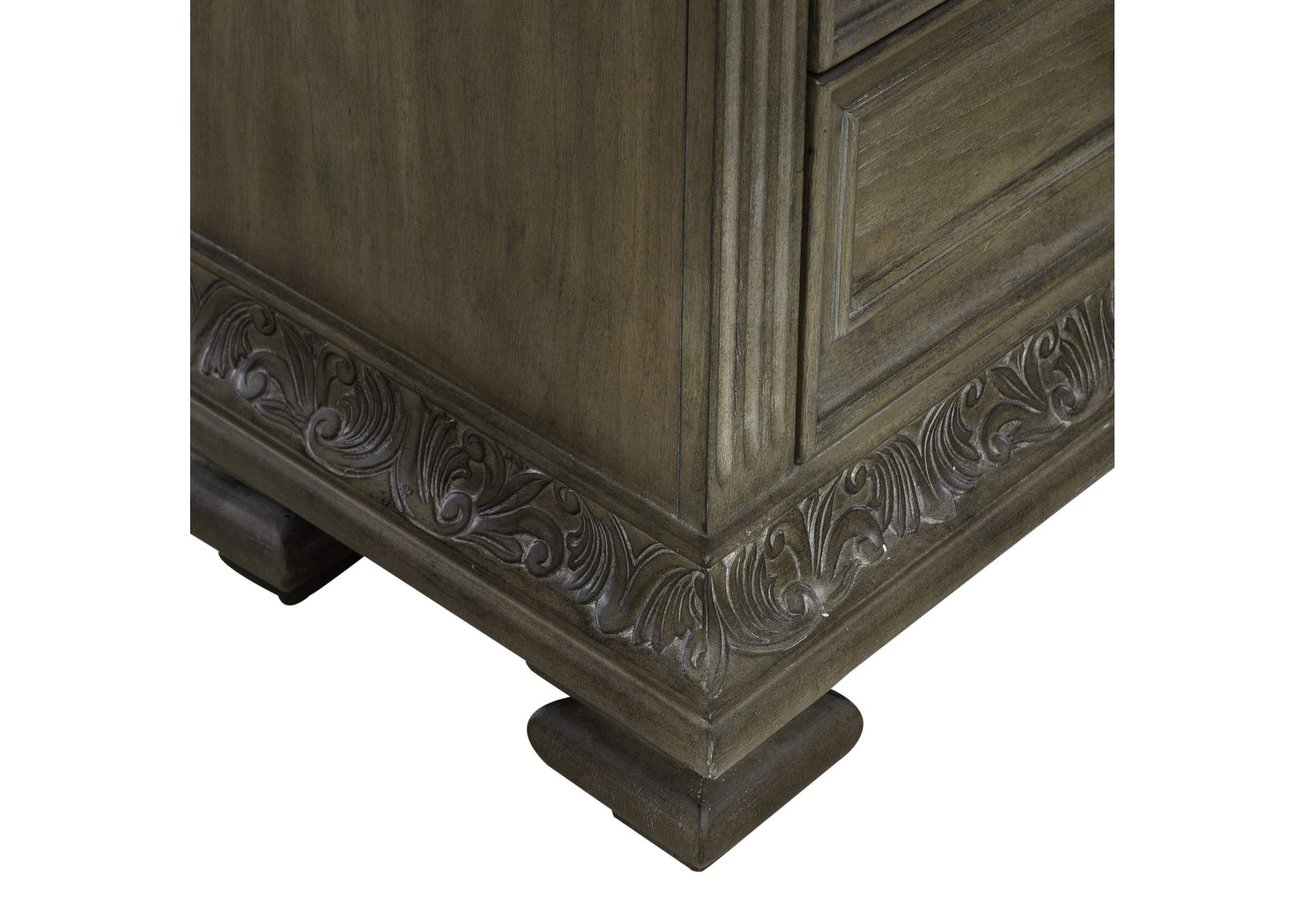 Carlisle Court Bedside Chest with Charging Station,Liberty