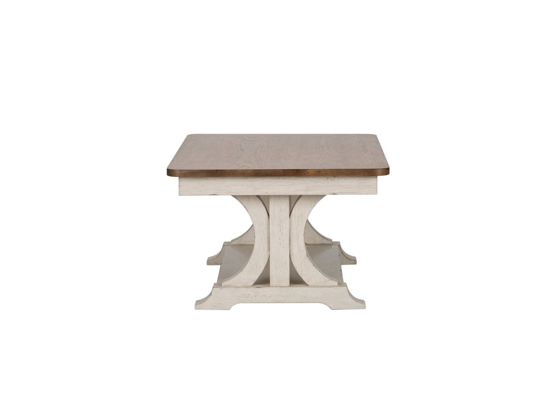 Farmhouse Reimagined Rectangular Cocktail Table,Liberty