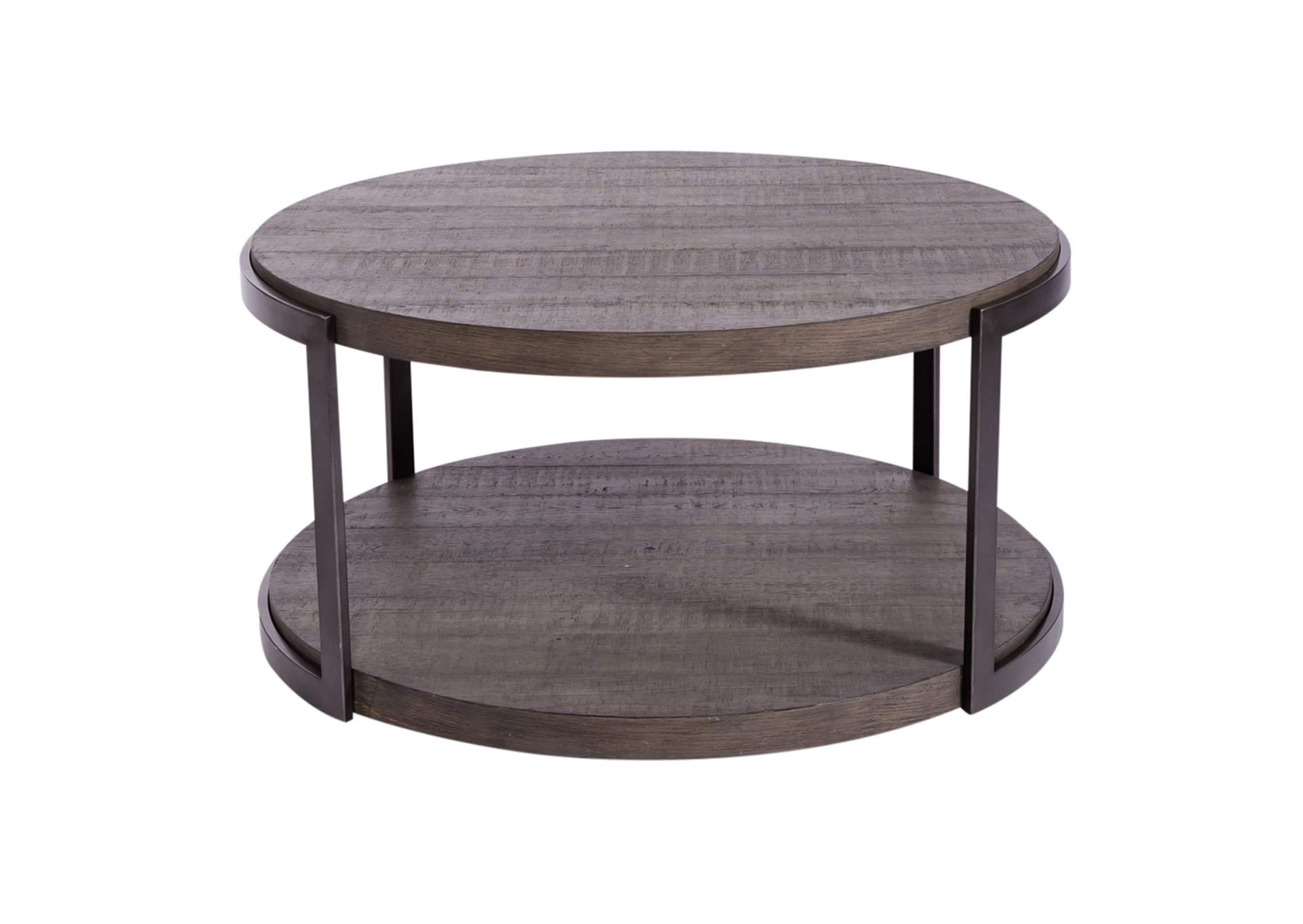 Modern View Round Cocktail Table,Liberty