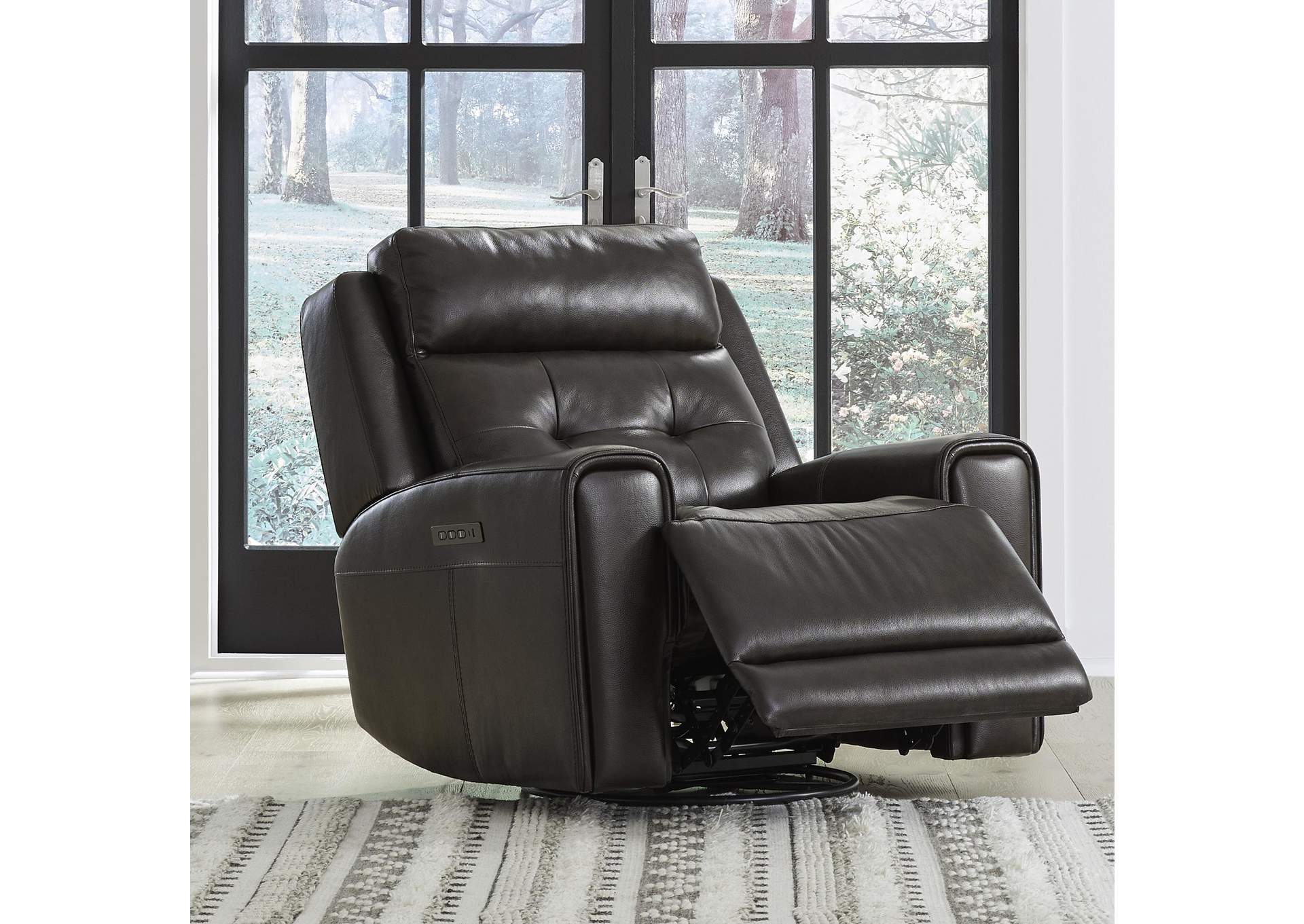 Carrington SG Recliner P3 - Dark Brown,Liberty