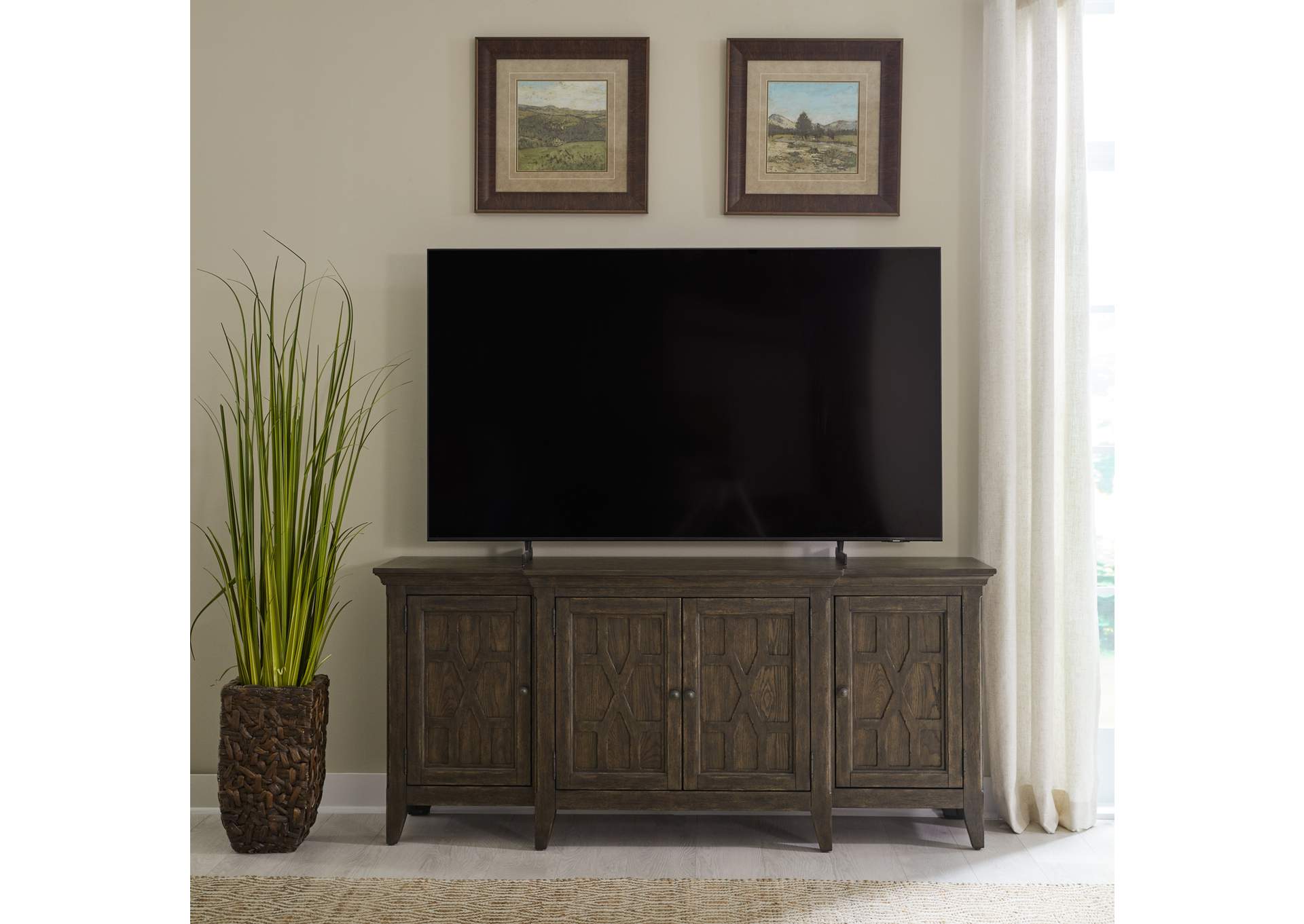 Paradise Valley 76 Inch TV Console,Liberty
