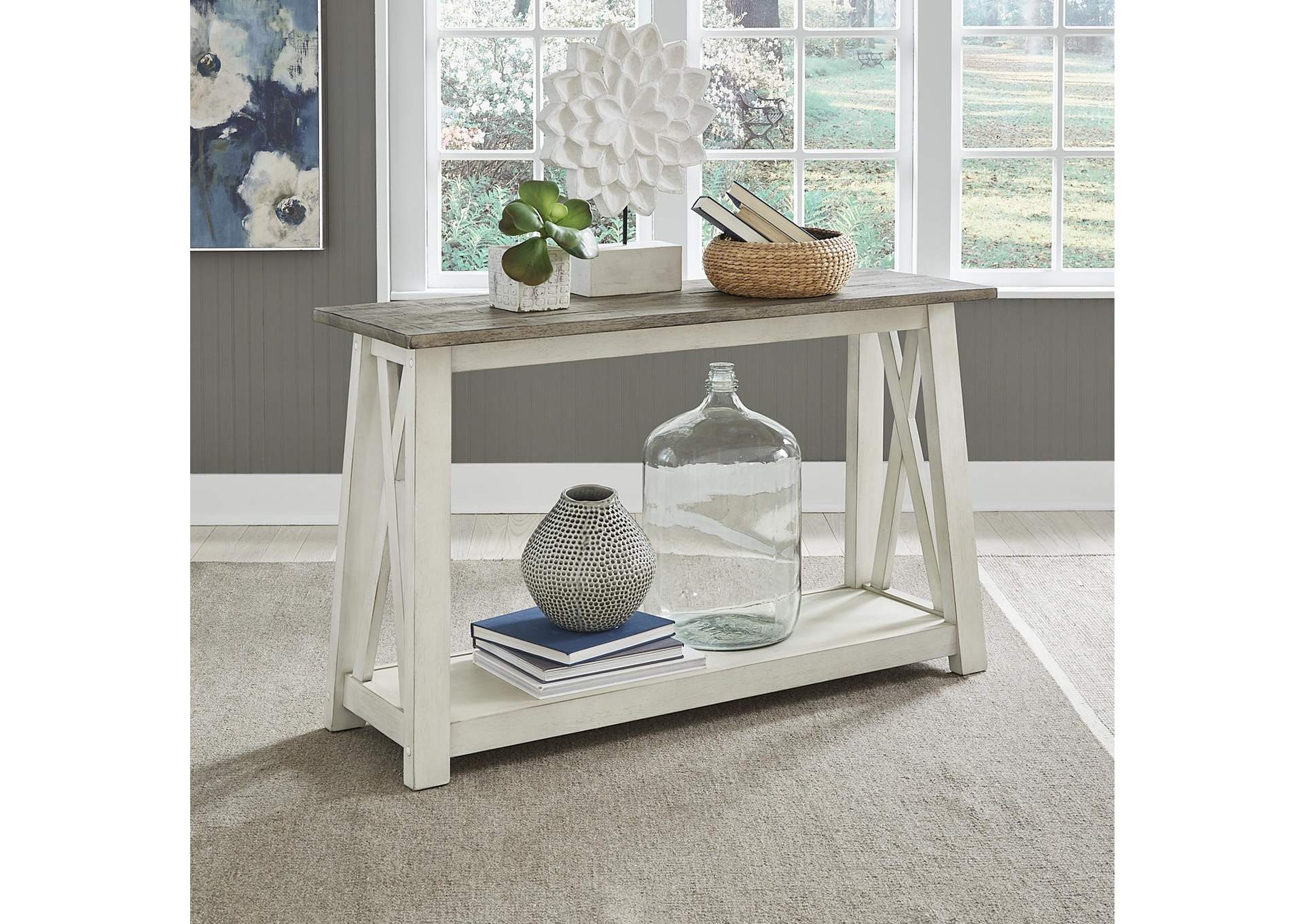 Laurel Bluff Sofa Table,Liberty