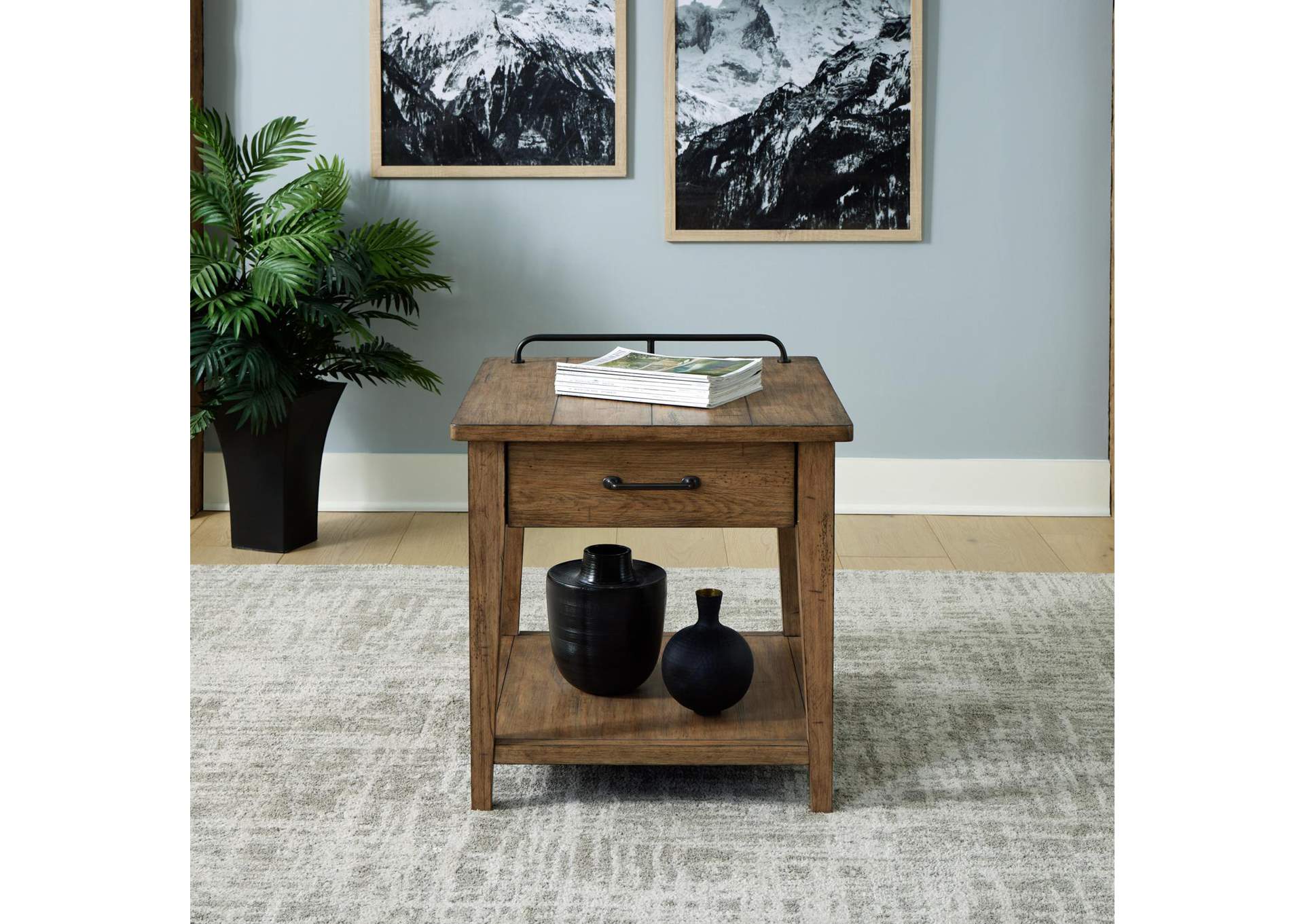 Pinebrook Ridge End Table,Liberty