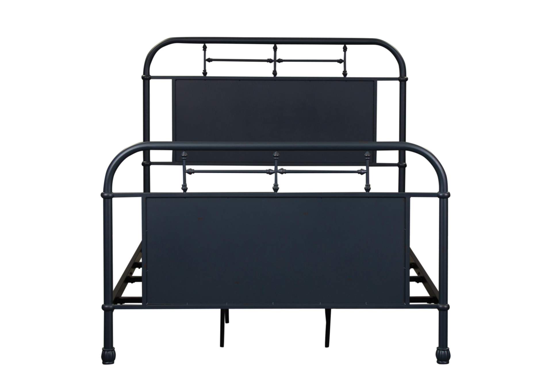 Vintage Series Full Metal Bed - Navy,Liberty