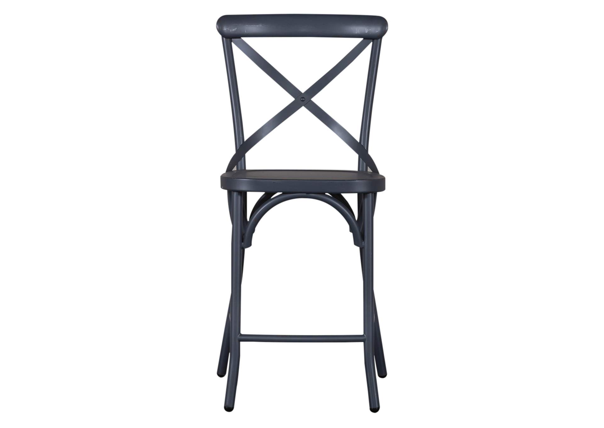 Vintage Series X Back Counter Chair - Navy,Liberty