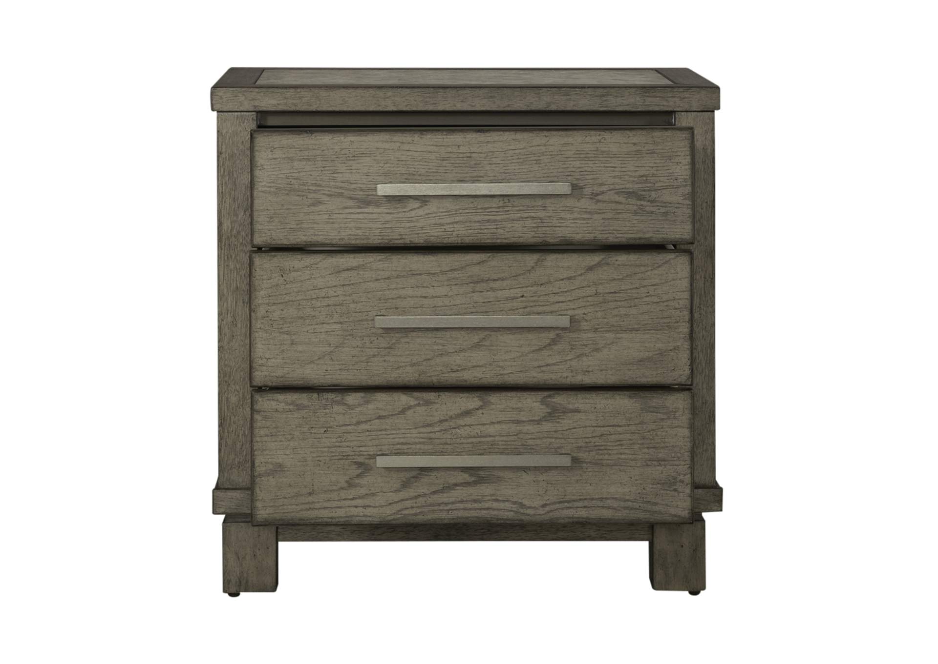 Canyon Road 3 Drawer Nightstand with Charging Station,Liberty
