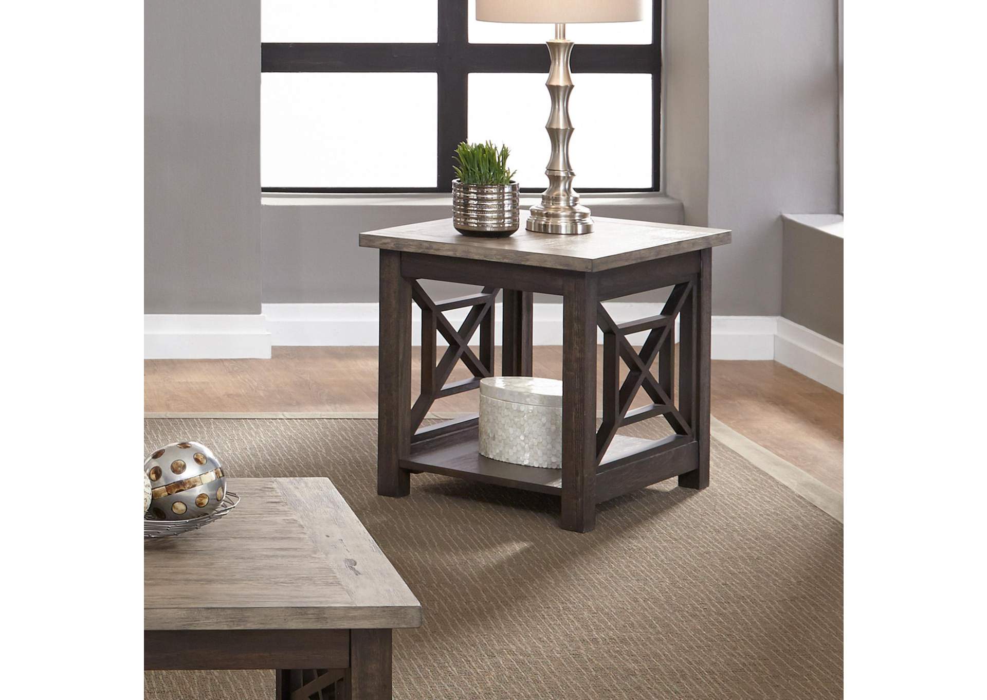 Heatherbrook End Table,Liberty