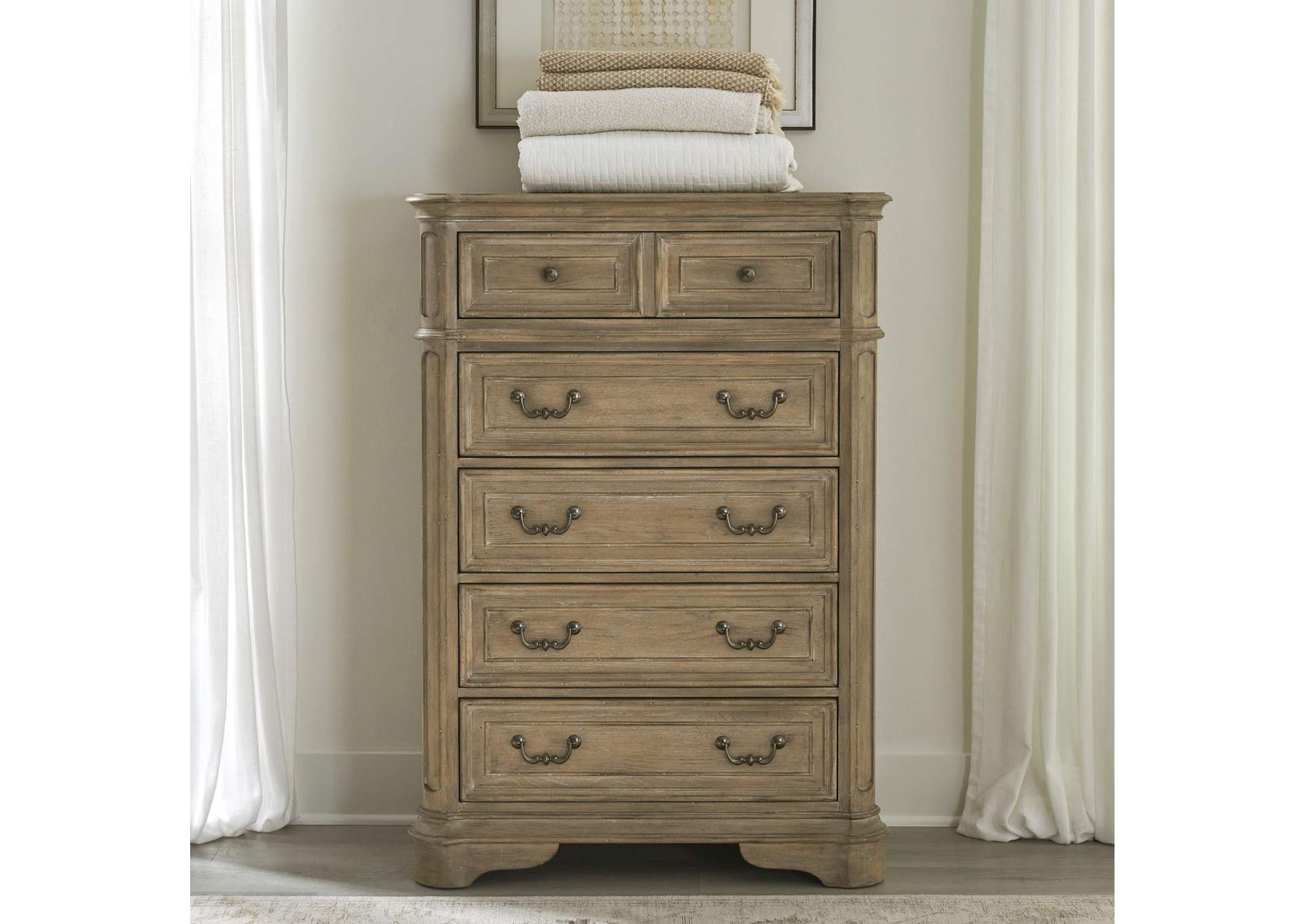 Magnolia Manor 5 Drawer Chest,Liberty