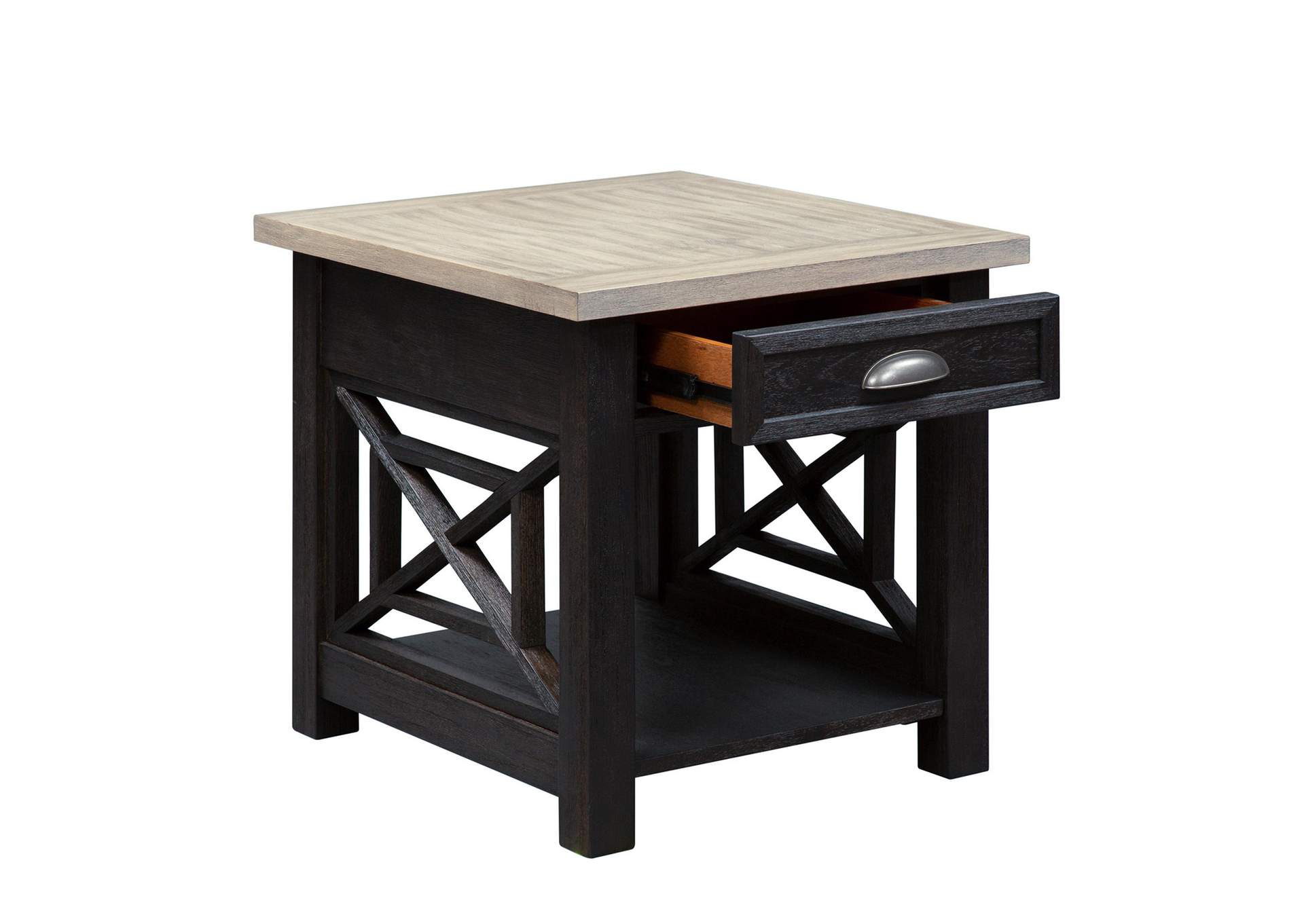 Heatherbrook Drawer End Table,Liberty