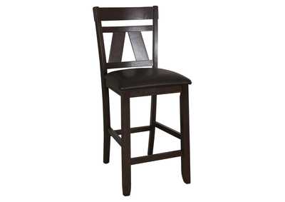Image for Lawson Light & Dark Espresso Splat Back Counter Chair