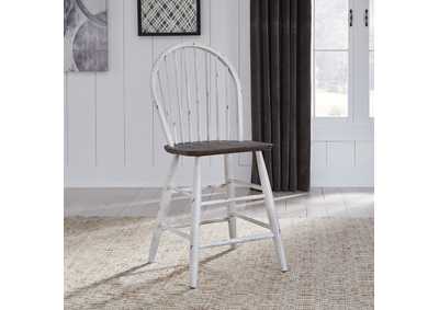 Image for Farmhouse Windsor Back Counter Chair
